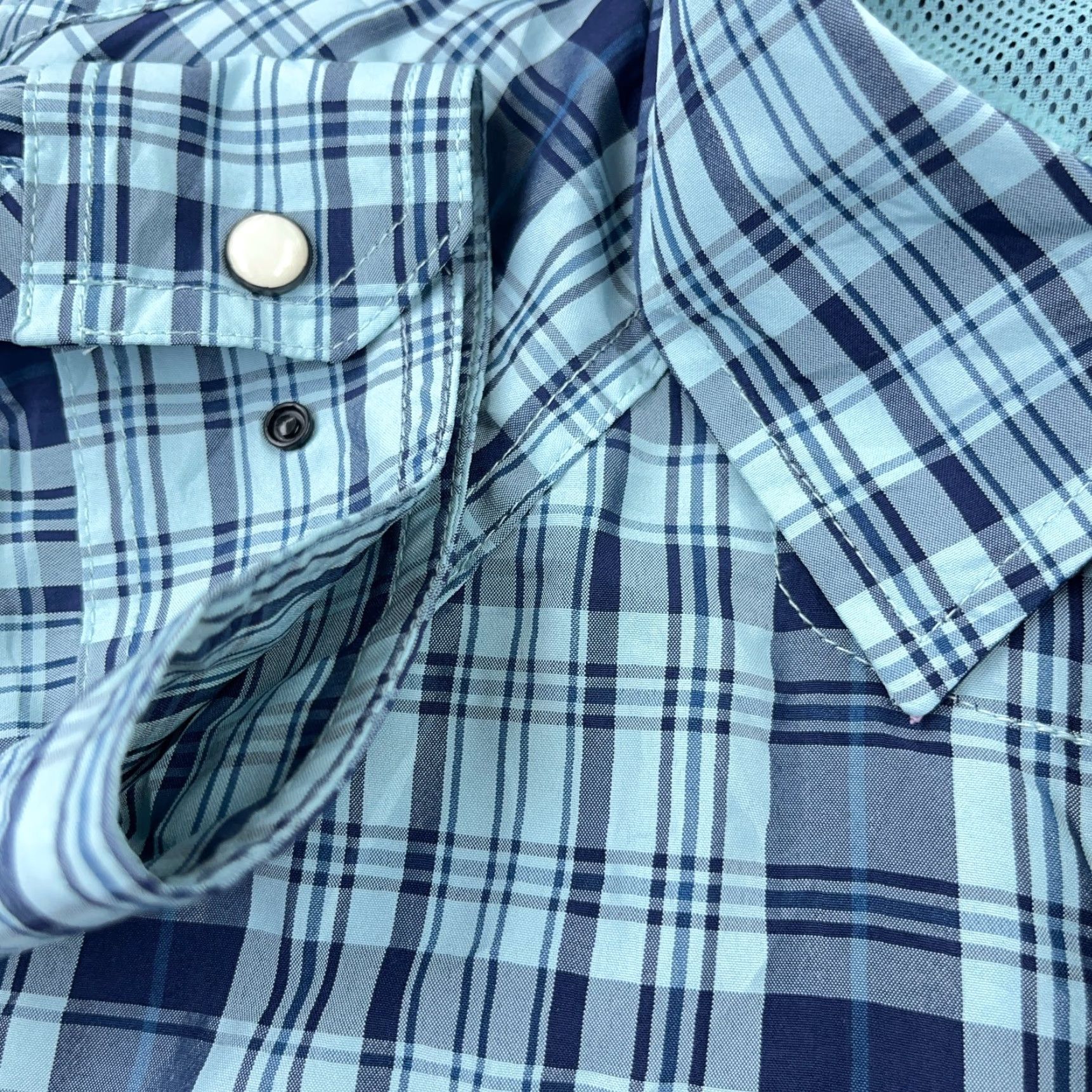 Vintage Duluth Trading Shirt Men 3XL Blue Plaid Button-Up Casual Travel Fall Winter Spring Summer All Seasons Moisture Wicking Lightweight Pockets Button-Down Size US XXL / EU 58 / 5 - 5 Thumbnail