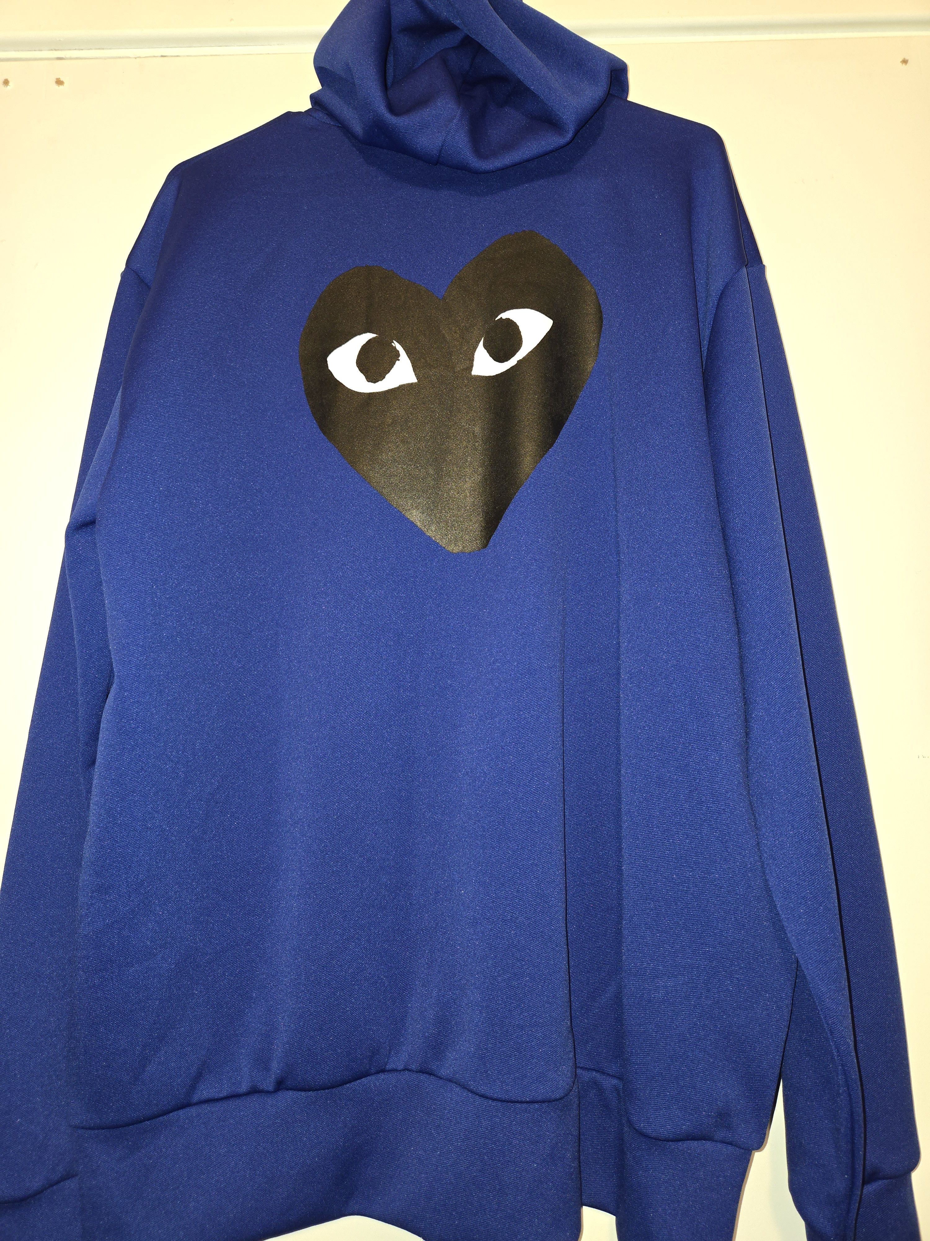 Comme des Garcons PLAY Comme Des Garcons Play Blue track jacket with black heart Size US XXL / EU 58 / 5 - 2 Thumbnail