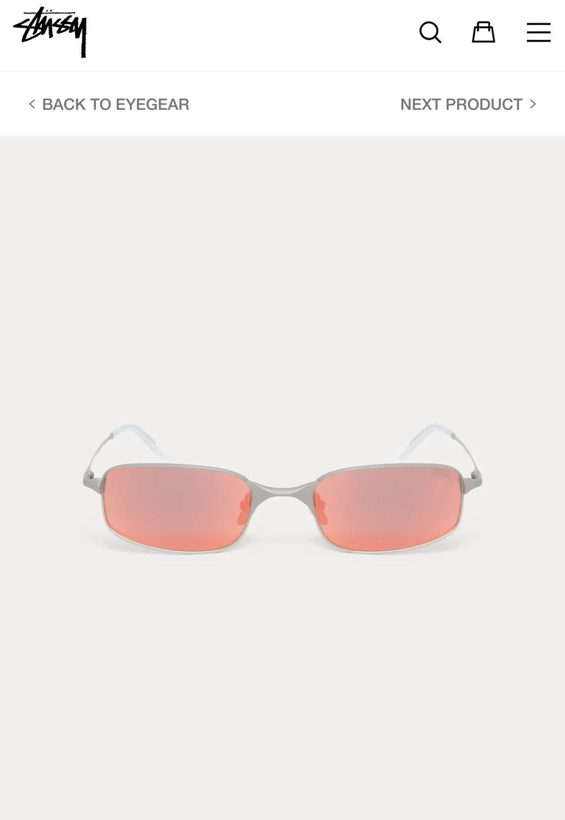 Stussy Stussy Eyegear “Michael” Blue Tint Sunglasses | Grailed