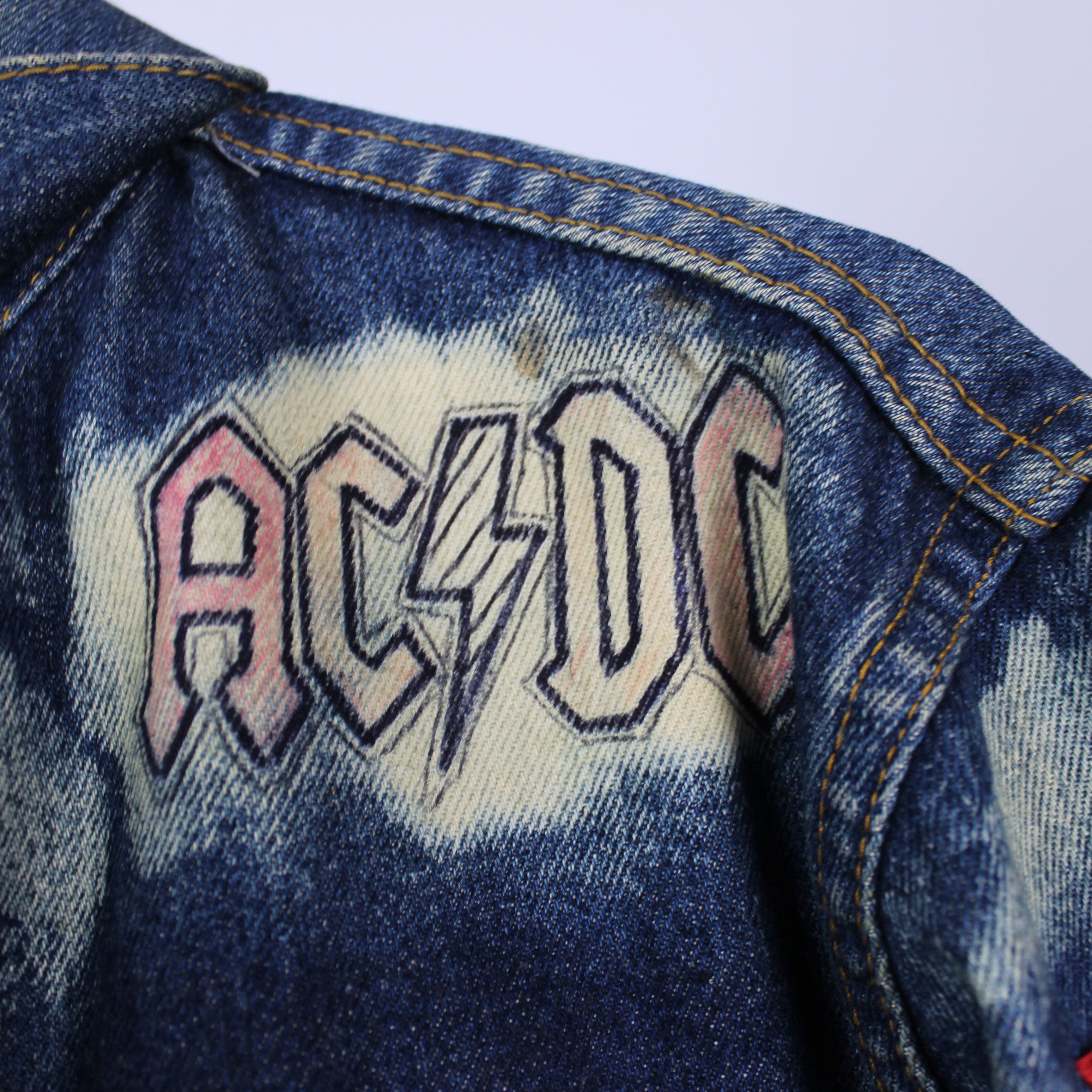 AC/DC AC/DC customs reworked denim jacket women Dynamite XS S Size S / US 4 / IT 40 - 10 Thumbnail