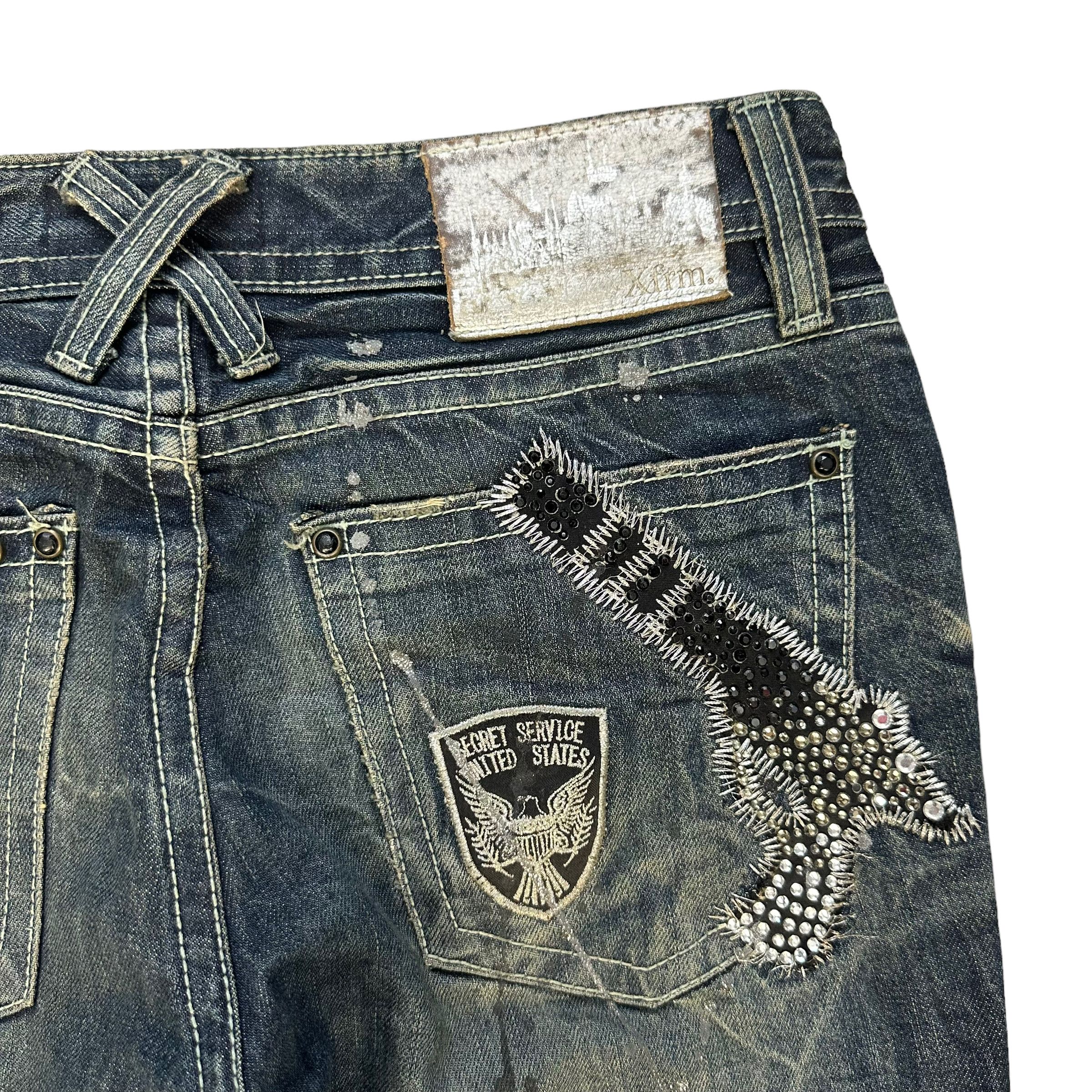 Japanese Brand Xfrm WILD JEANS #8514-012 Size 31" - 15 Thumbnail