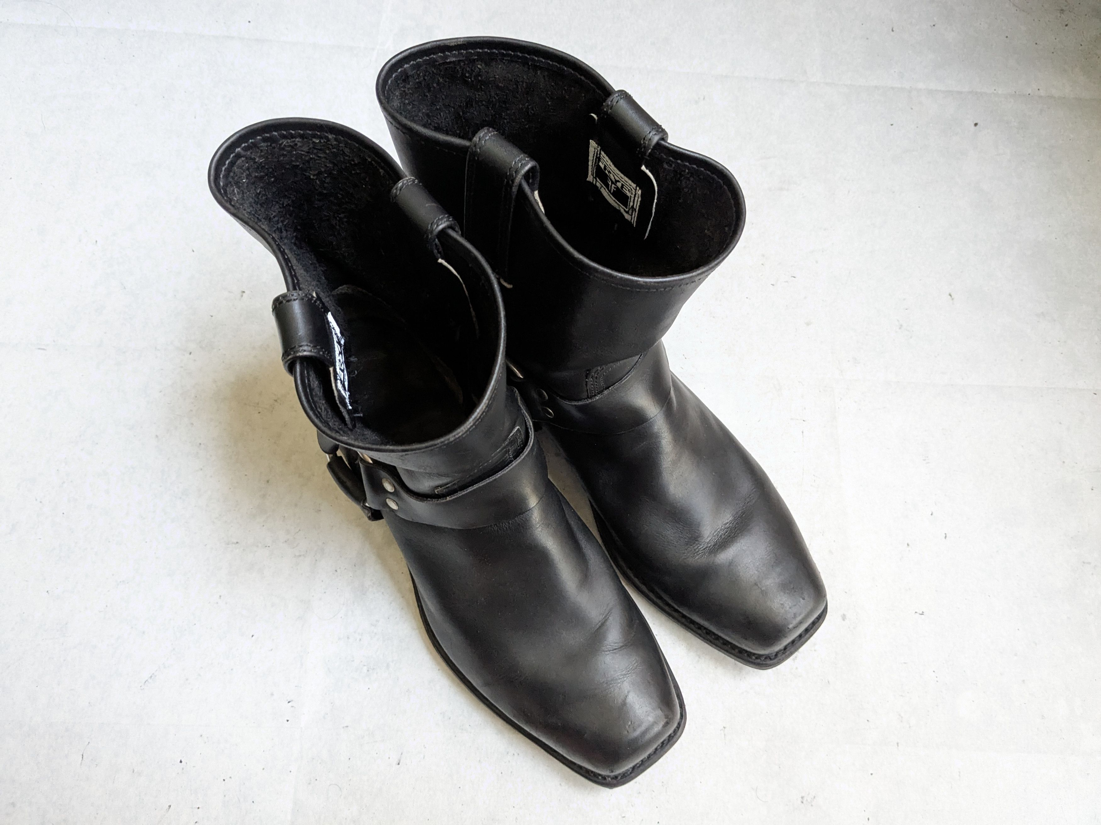 Frye Frye Harness Boots Black 11 M Leather Buckle Size US 11 / EU 44 - 5 Thumbnail