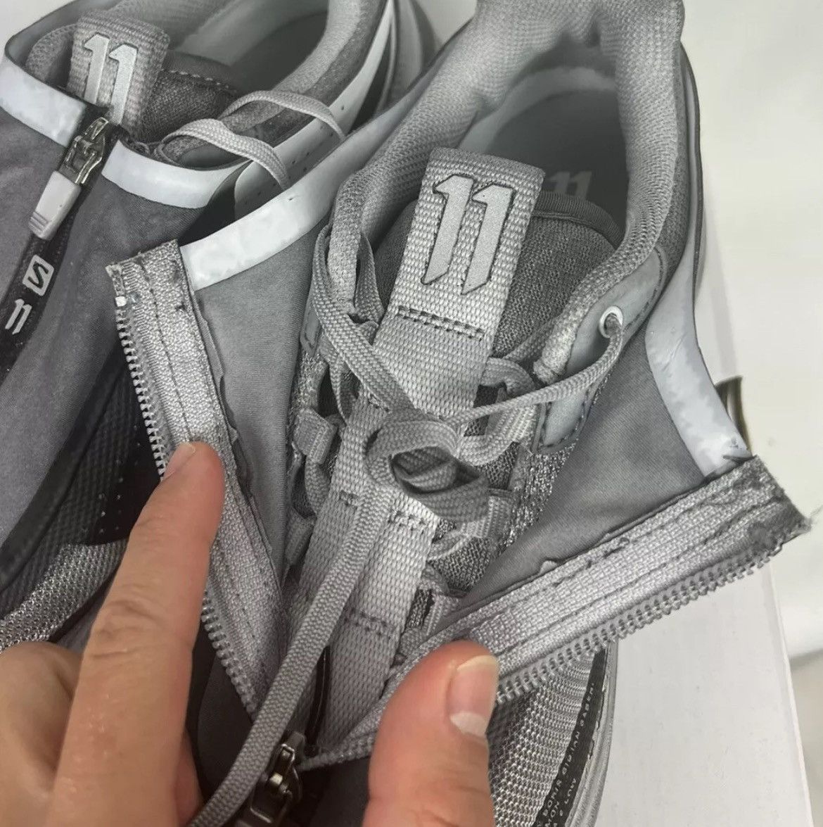 11 By Boris Bidjan Saberi × Boris Bidjan Saberi × Salomon 11 By BBS X Salomon Bamba 2 Low Men’s 8.5 Gray DS Size US 8.5 / EU 41-42 - 4 Thumbnail