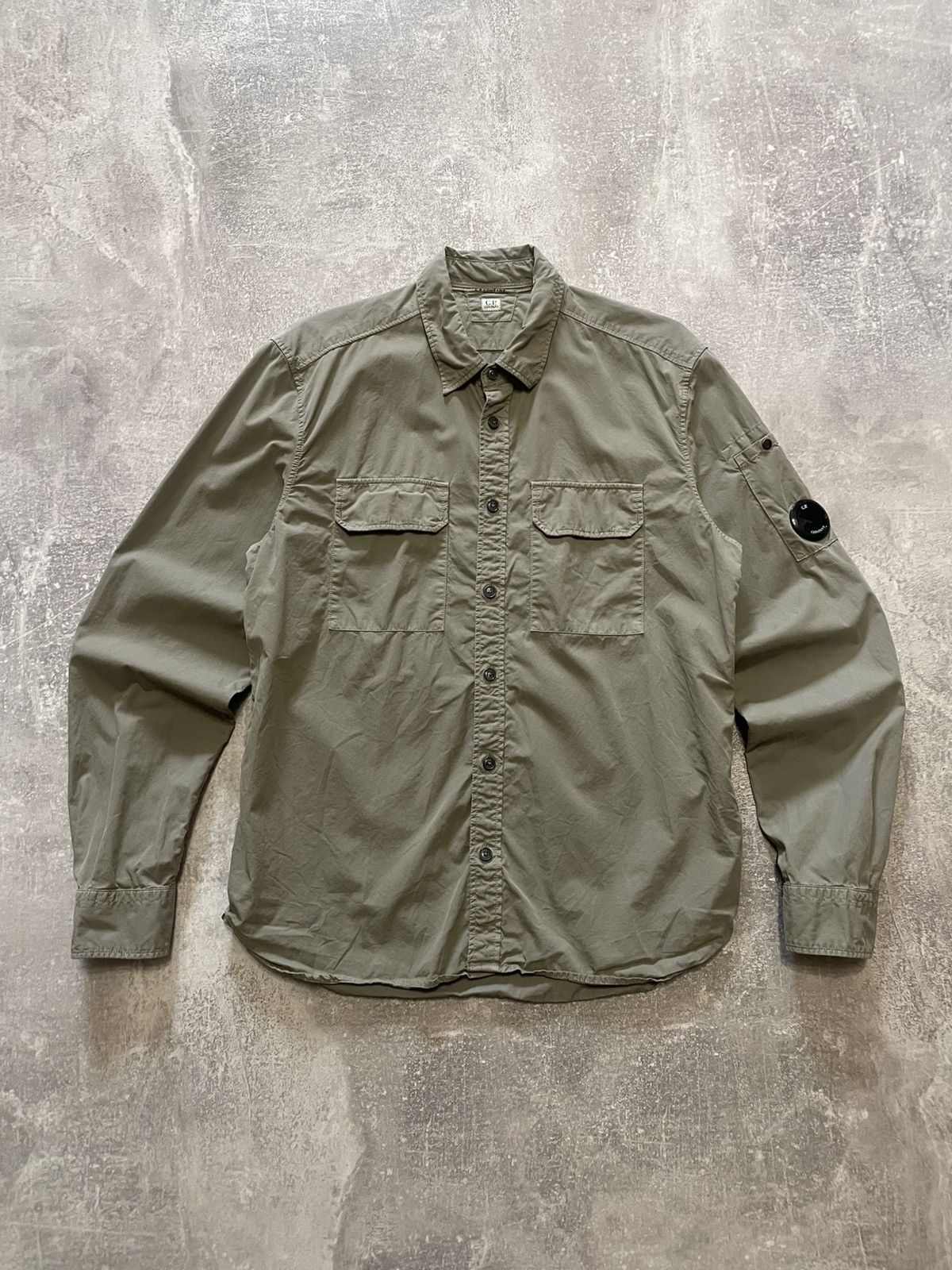 C.P. Company CP Company Khaki Owershirt Jacket Size US M / EU 48-50 / 2 - 1 Thumbnail