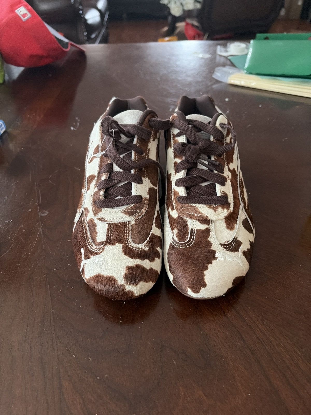 Puma Woman Cow Print Low Tops Size US 8 / IT 38 - 2 Thumbnail