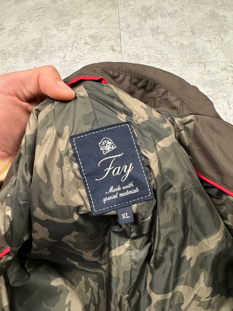 Fay Fay Brown Quilted Light Jacket Size XL Size US XL / EU 56 / 4 - 21 Thumbnail