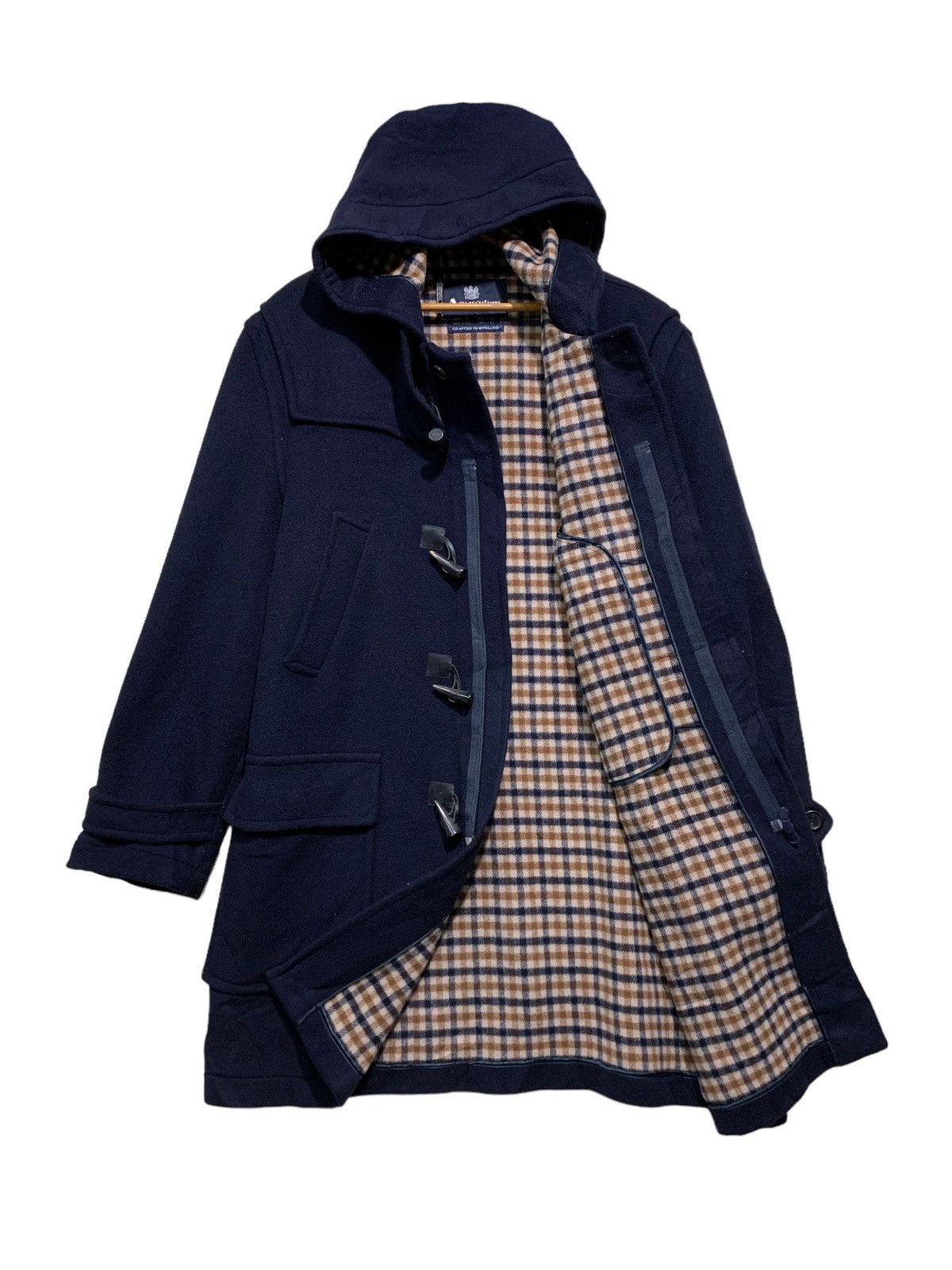 🔥AQUASCUTUM WOOL DUFFLE COATS JACKET