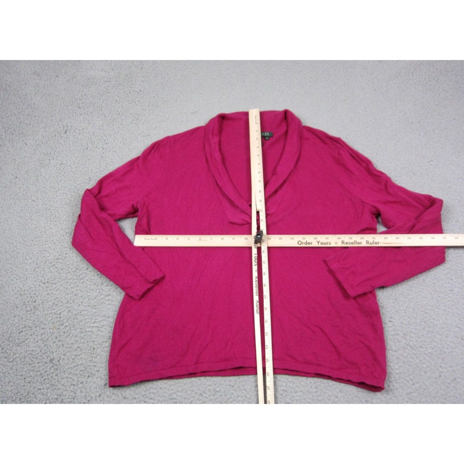 Ralph Lauren Ralph Lauren Sweater Womens Plus 2X Pink Silk Cashmere Shawl Neck Classic LRL 90s Size XXL / US 16-18 / IT 52-54 - 6 Thumbnail