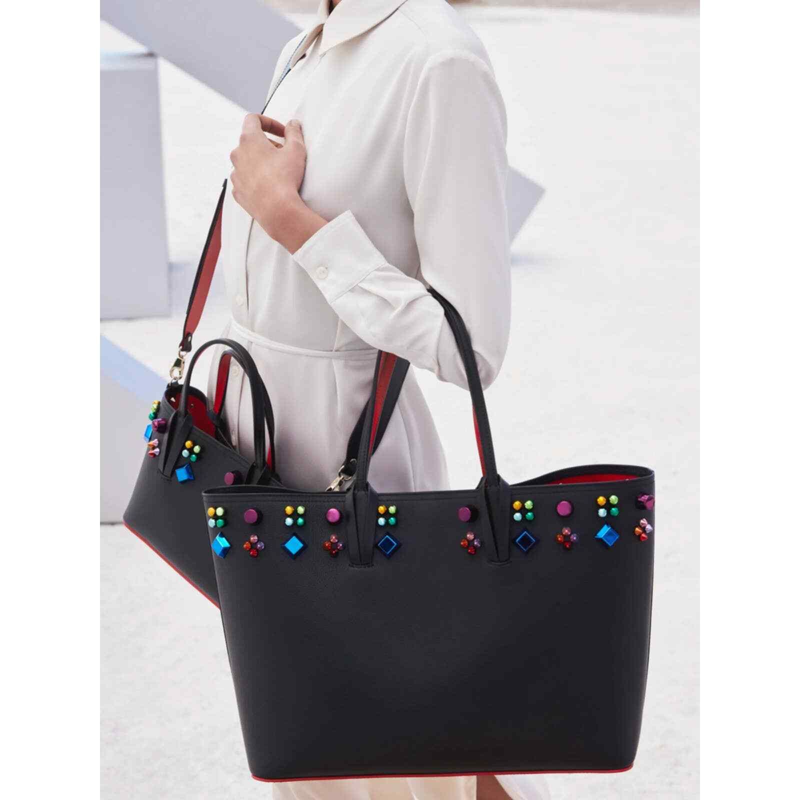 Christian Louboutin Christian Louboutin Multicolor Spike Tote Shoulder Bag Size ONE SIZE - 4 Thumbnail