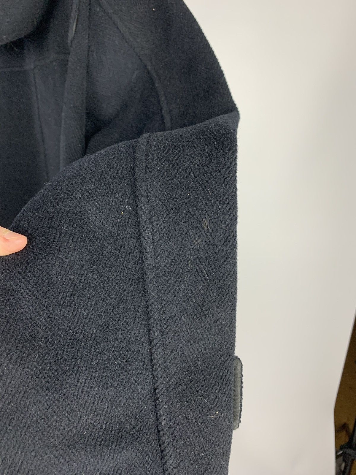 Burberry Burberry London Duffle Coat Wool Sz IT 46 Black Hooded 90’s Size L / US 10 / IT 46 - 11 Thumbnail