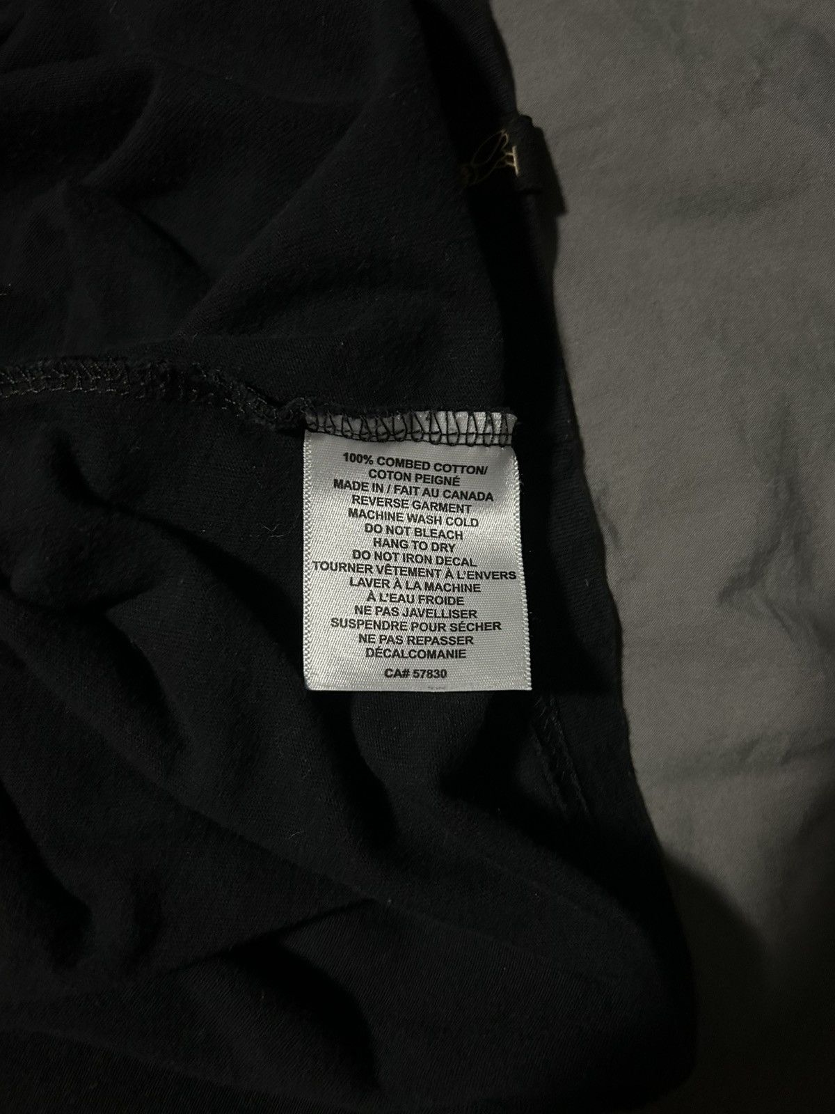 October's Very Own OVO Big Owl Logo Black Tee – Size Large – Made in Canada Size US L / EU 52-54 / 3 - 5 Thumbnail