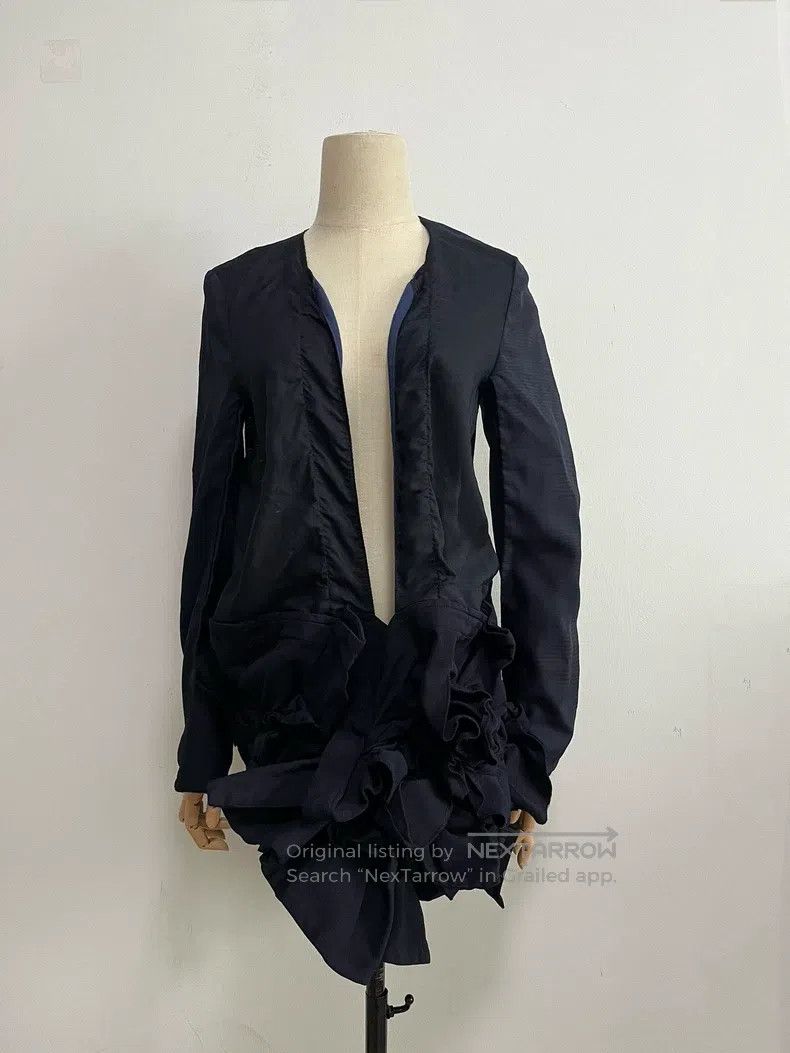 Comme des Garcons Comme des Garcons Navy blue backless top Size S / US 4 / IT 40 - 1 Thumbnail