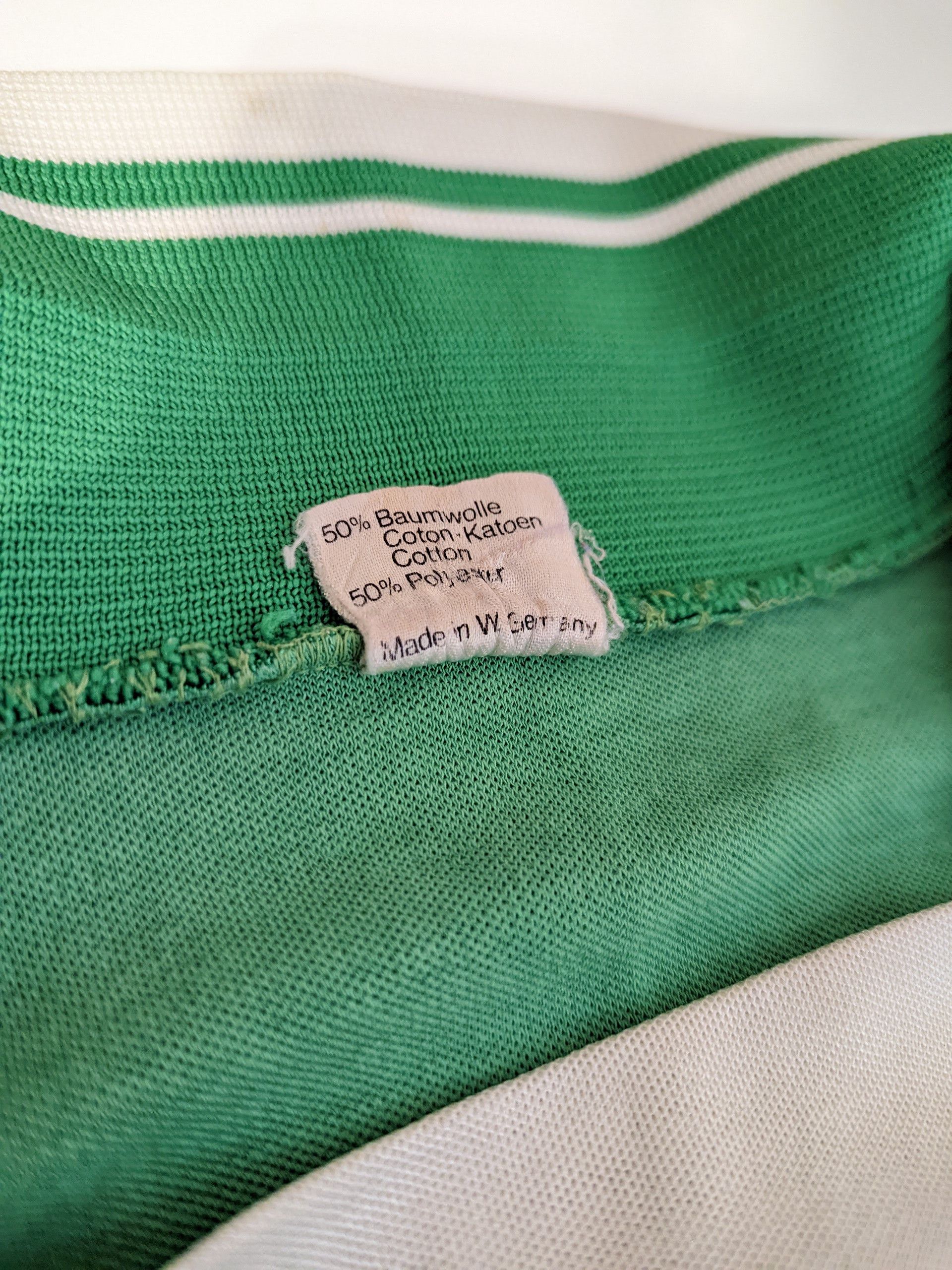 Erima Erima Vintage Football Shirt #11 Green West Germany 80s Size US S / EU 44-46 / 1 - 7 Thumbnail