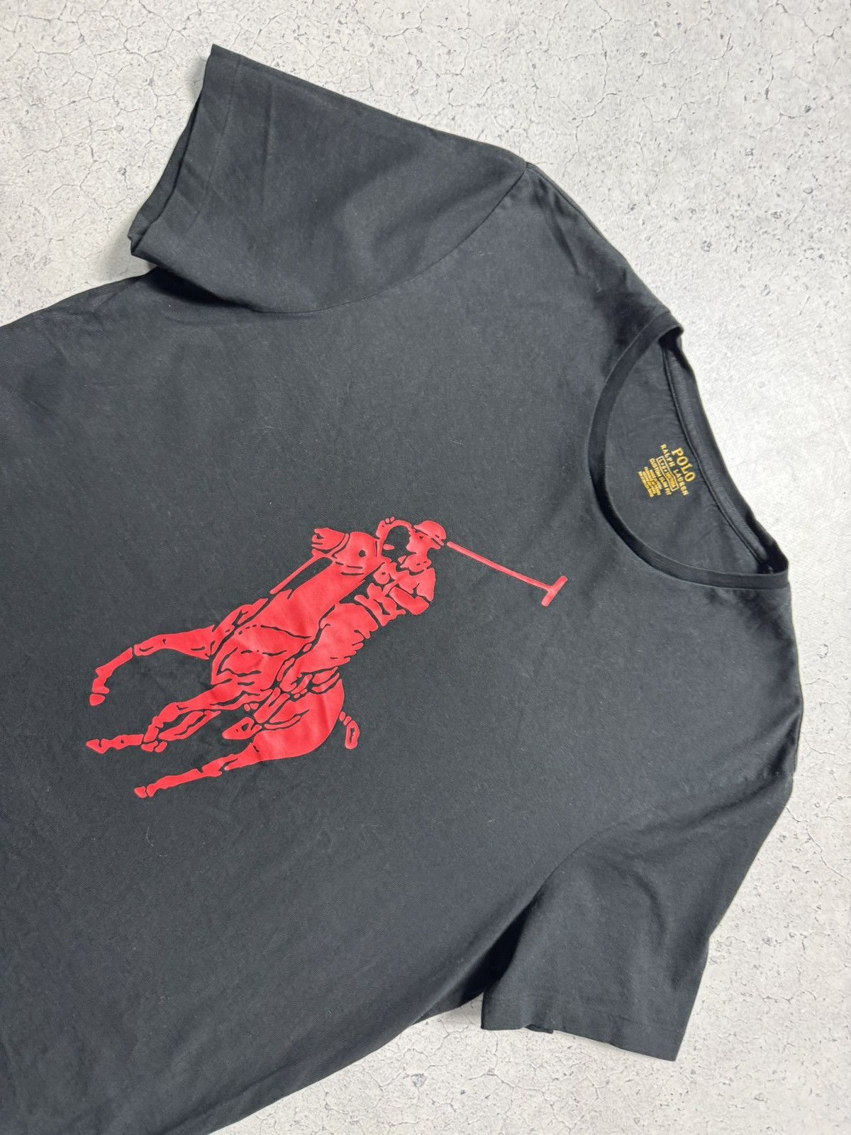 Polo Ralph Lauren Polo Ralph Lauren Big Logo Pony Print T-Shirt Size L Black Size US L / EU 52-54 / 3 - 4 Thumbnail