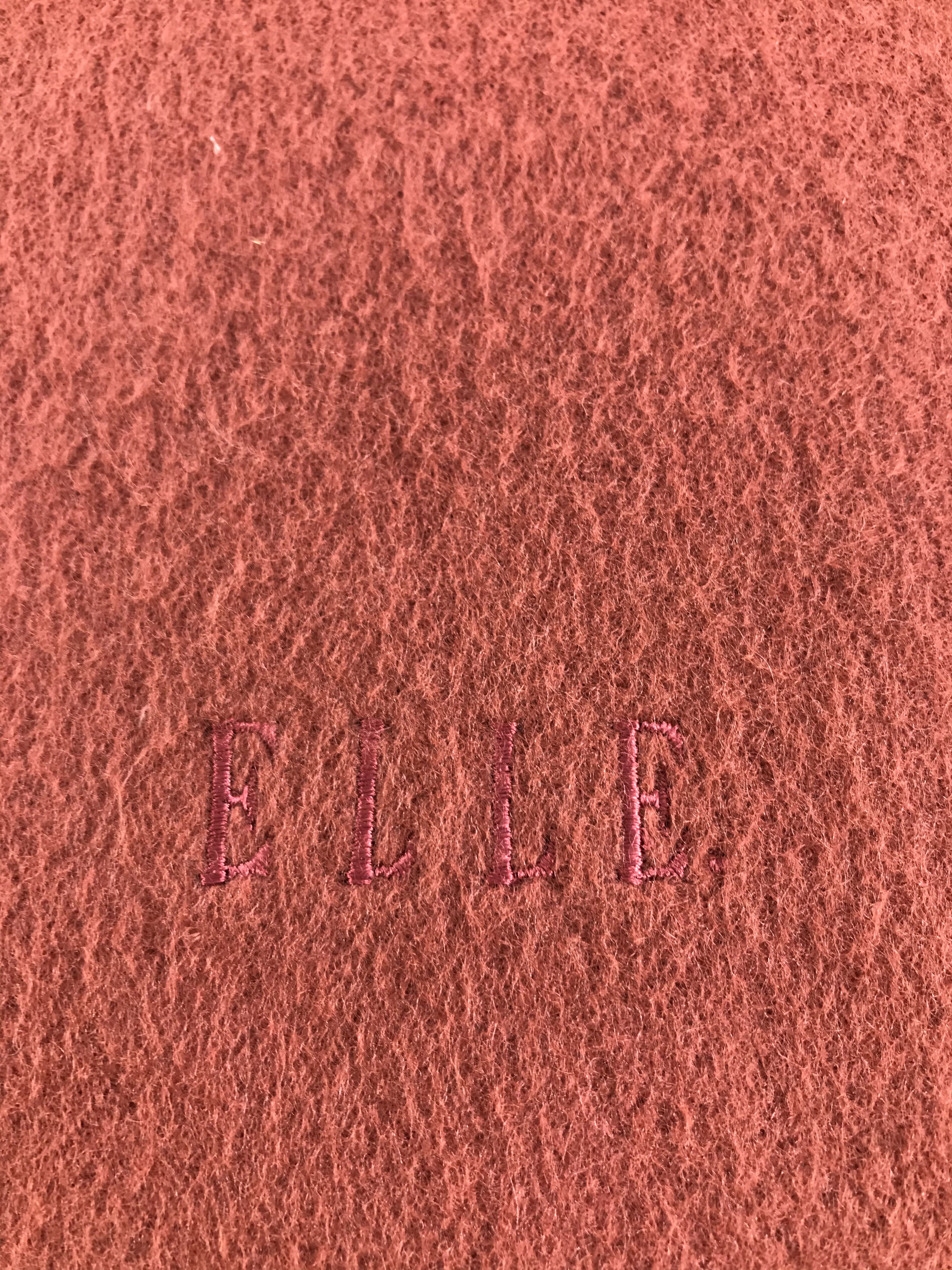 Hypebeast Elle Wool Scarf Muffler V138 Size ONE SIZE - 4 Thumbnail