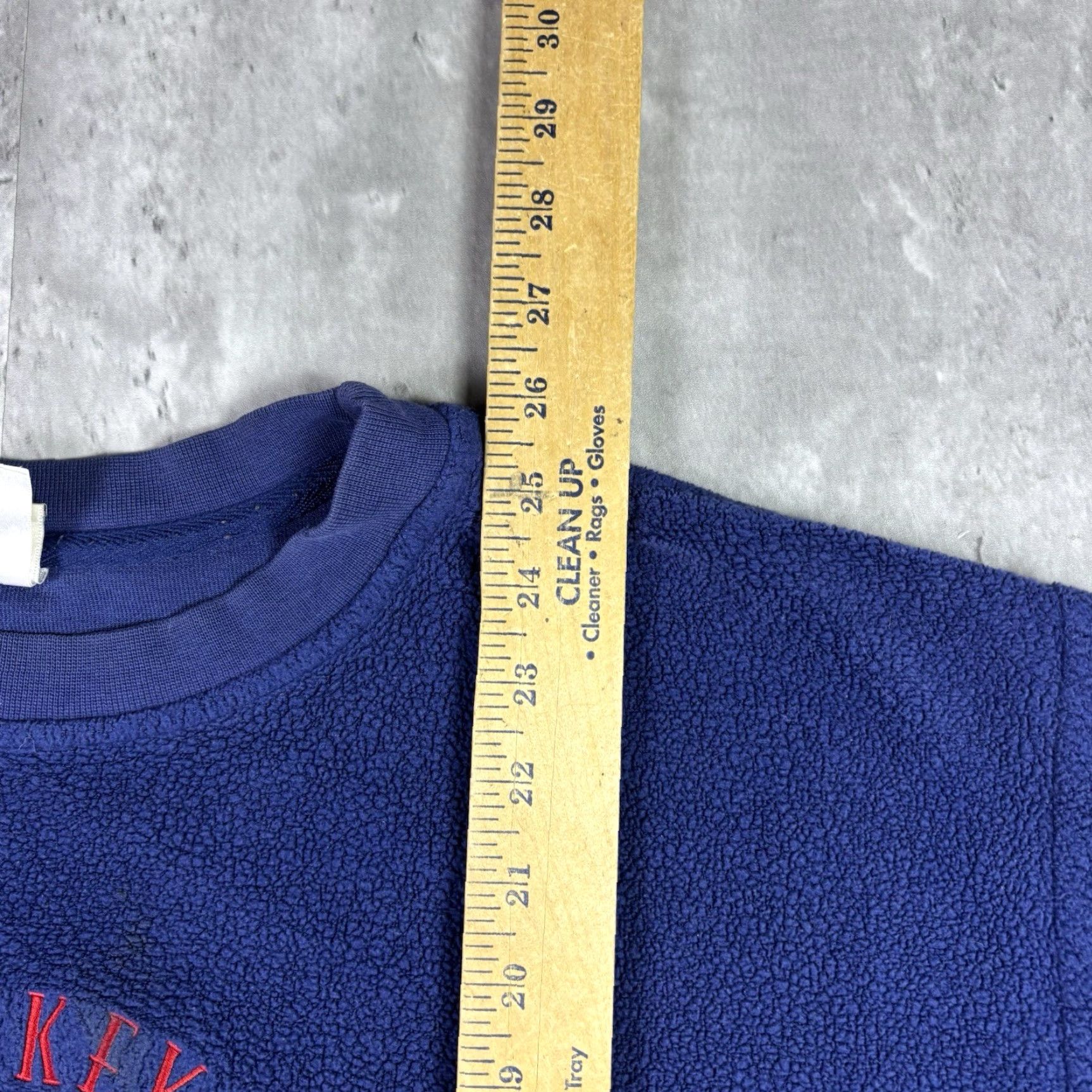 Disney VINTAGE Disney The Disney Store Fleece Sweatshirt Embroidered Mickey Large 90s USA Shirt Mens Blue Cotton Size US L / EU 52-54 / 3 - 4 Thumbnail