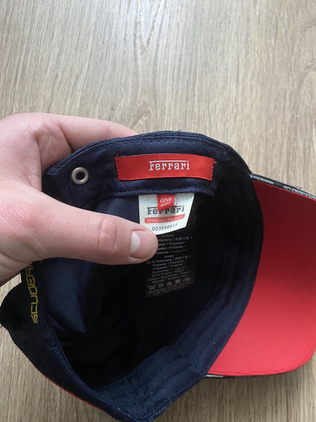 Ferrari × Vintage Vintage F-1 Ferarri Schumacher Racing Cap Y2K Os Size ONE SIZE - 7 Thumbnail