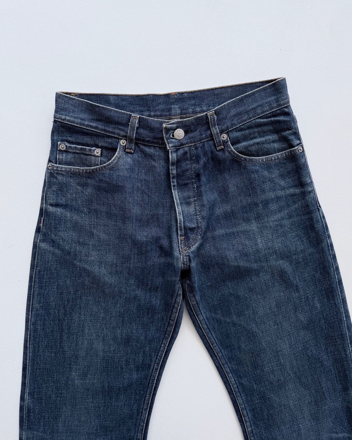 Helmut Lang VINTAGE 90s HELMUT LANG CLASSIC RAW DENIM Size US 30 / EU 46 - 2 Thumbnail