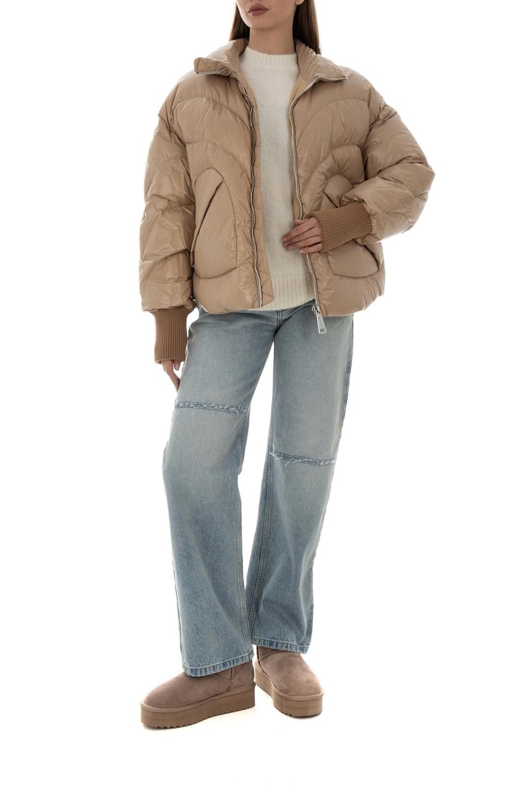 Khrisjoy Khrisjoy Corazon Shiny Beige Puffer Sz S Retail $2399 Size S / US 4 / IT 40 - 2 Thumbnail