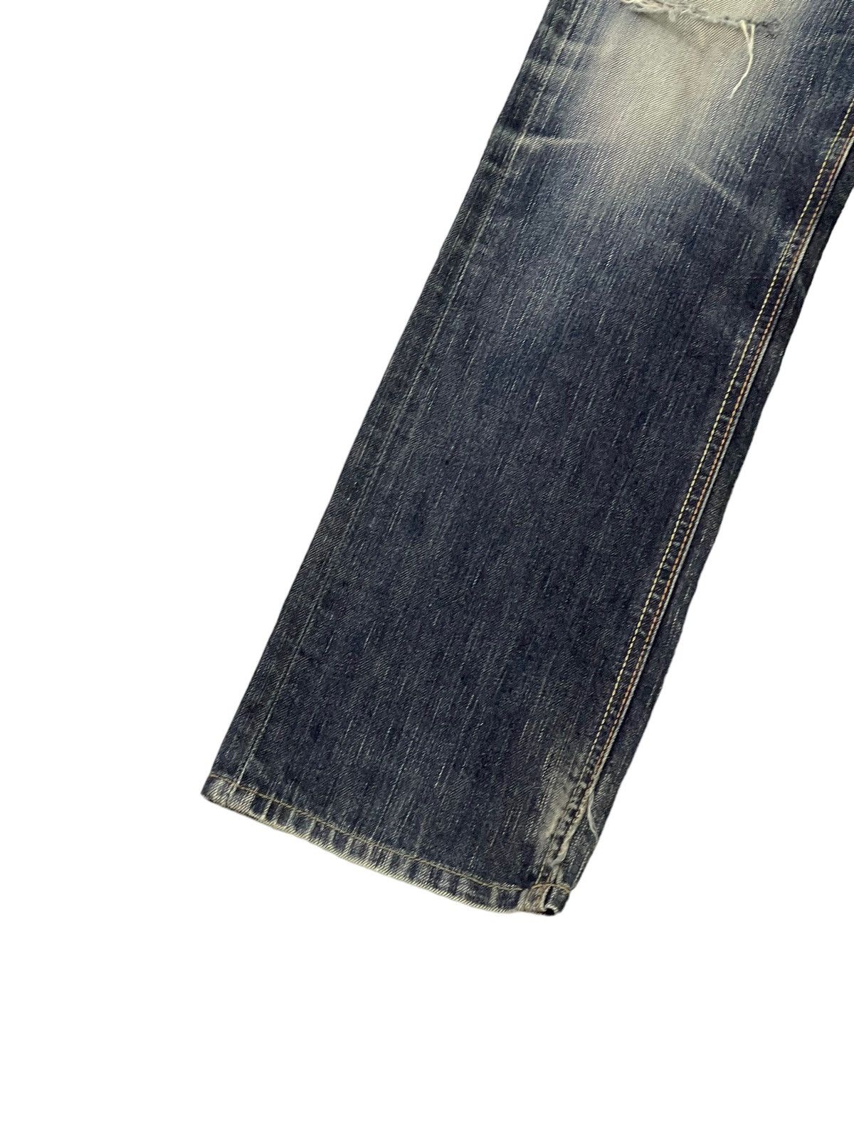 Edwin Distress Slim Jeans Edwin Japan Mud Wash Faded 8🟦2 Size US 30 / EU 46 - 5 Thumbnail