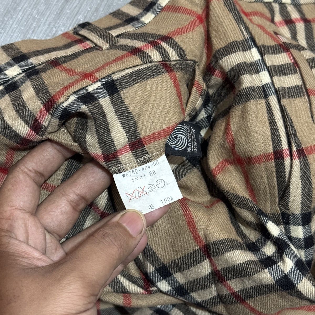 Burberry Burberry Nova Check Wool Pants Size US 34 / EU 50 - 5 Thumbnail