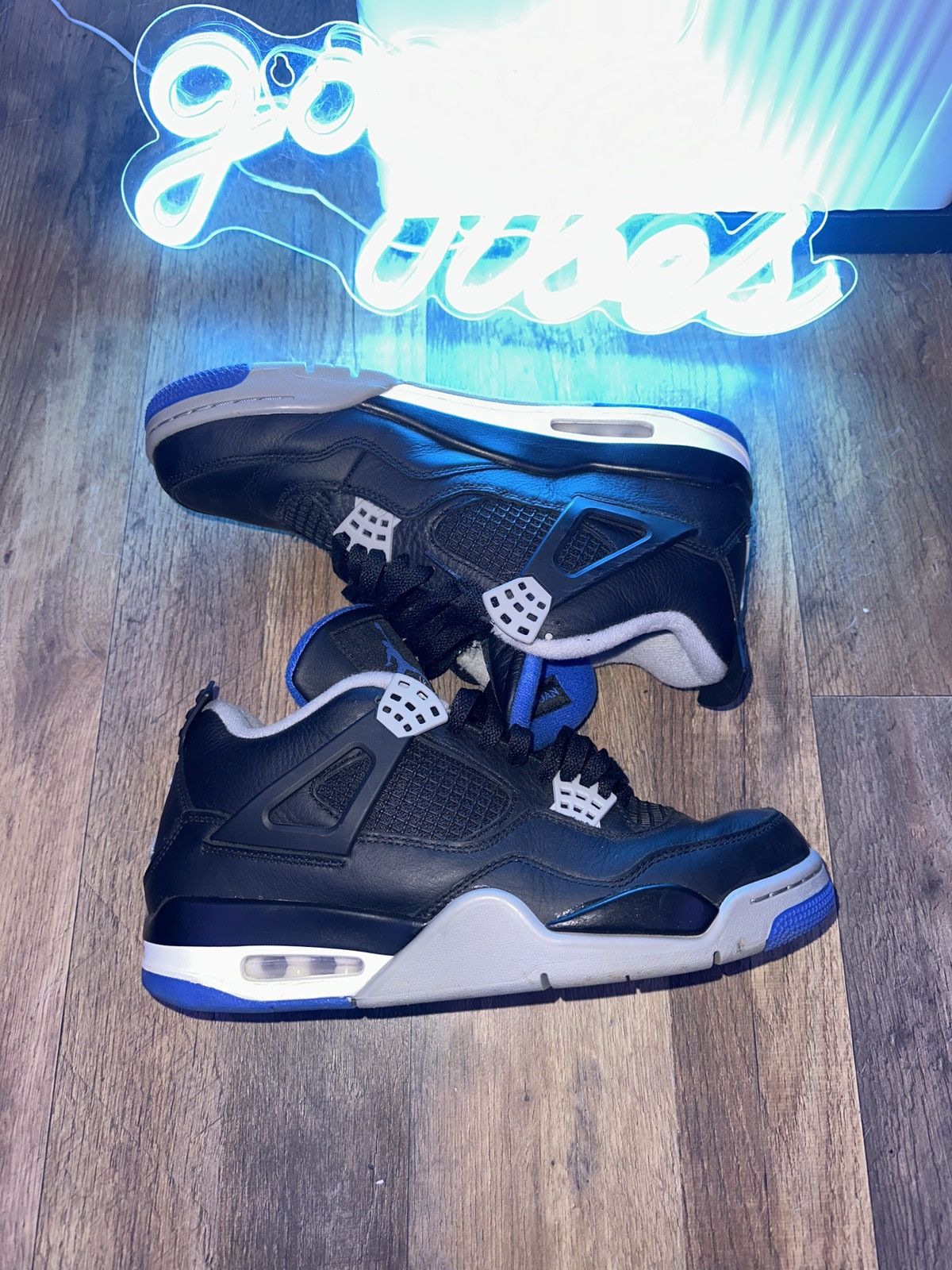 Jordan Brand (Sz 10) Jordan 4 Retro “Motorsports Alternate” 2016 release Size US 10 / EU 43 - 2 Thumbnail