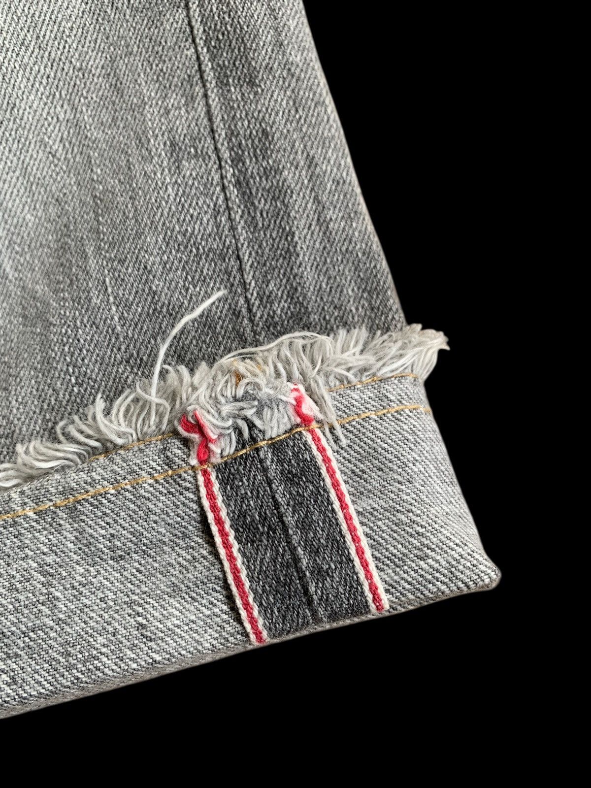 If Six Was Nine VINTAGE EDWIN 505S SELVEDGE FADED DISTRESSED SHORT DENIM Size US 32 / EU 48 - 5 Thumbnail