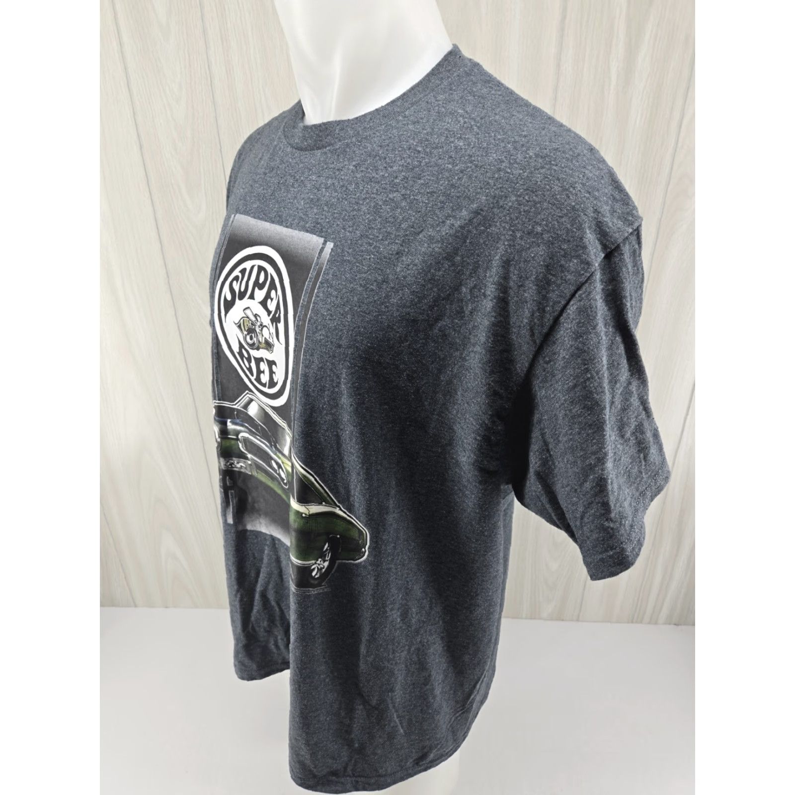 Gildan Gildan Super Bee T Shirt Mopar Car Enthusiasts Gray XL Mens Short Sleeve Crew Neck Cotton Blends 50/50 Vintage No Size US XL / EU 56 / 4 - 5 Thumbnail