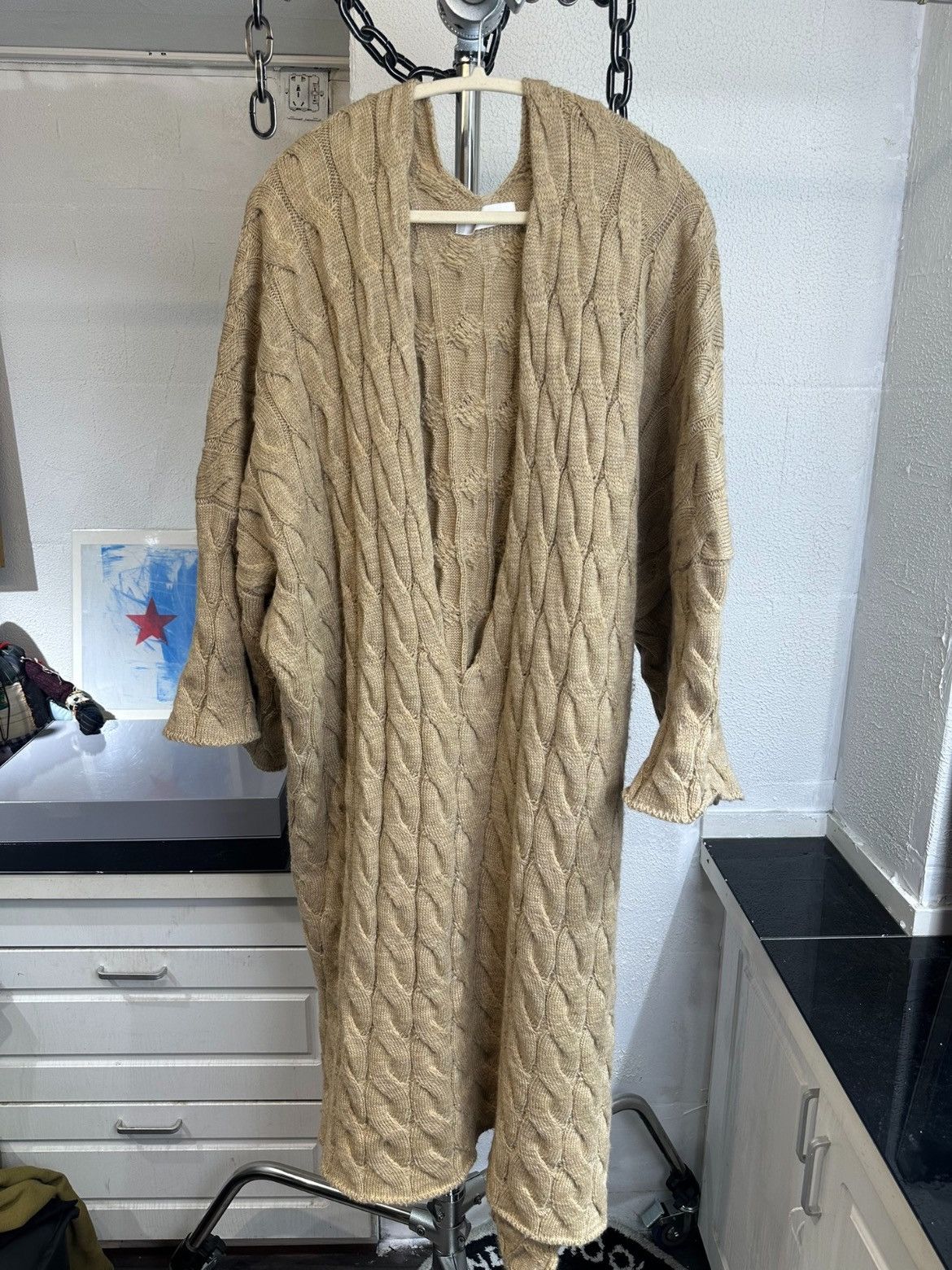 image of Sulvam Knitwear Sweater in White, Men's (Size Medium)