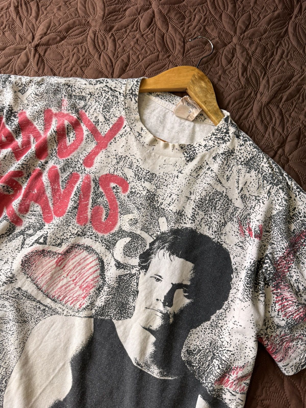 Band Tees vintage 1990s Randy Travis all-over print (AOP) Size US XXL / EU 58 / 5 - 4 Thumbnail