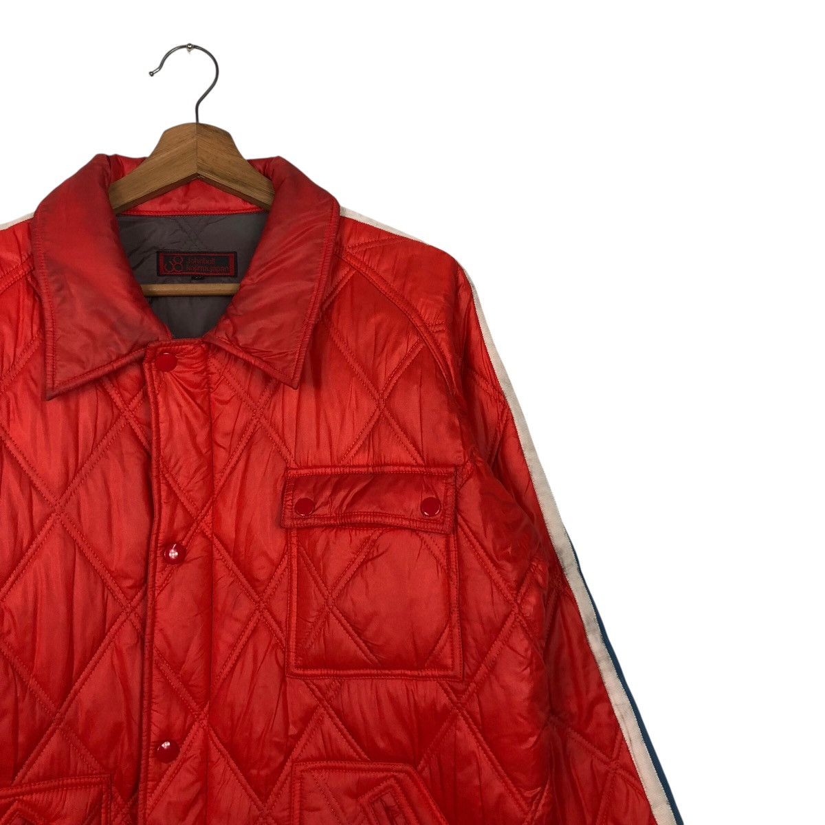 Japanese Brand 📌Vintage Light Puffer Jacket Quilted Biker Johnbull Kojima Size US L / EU 52-54 / 3 - 7 Thumbnail