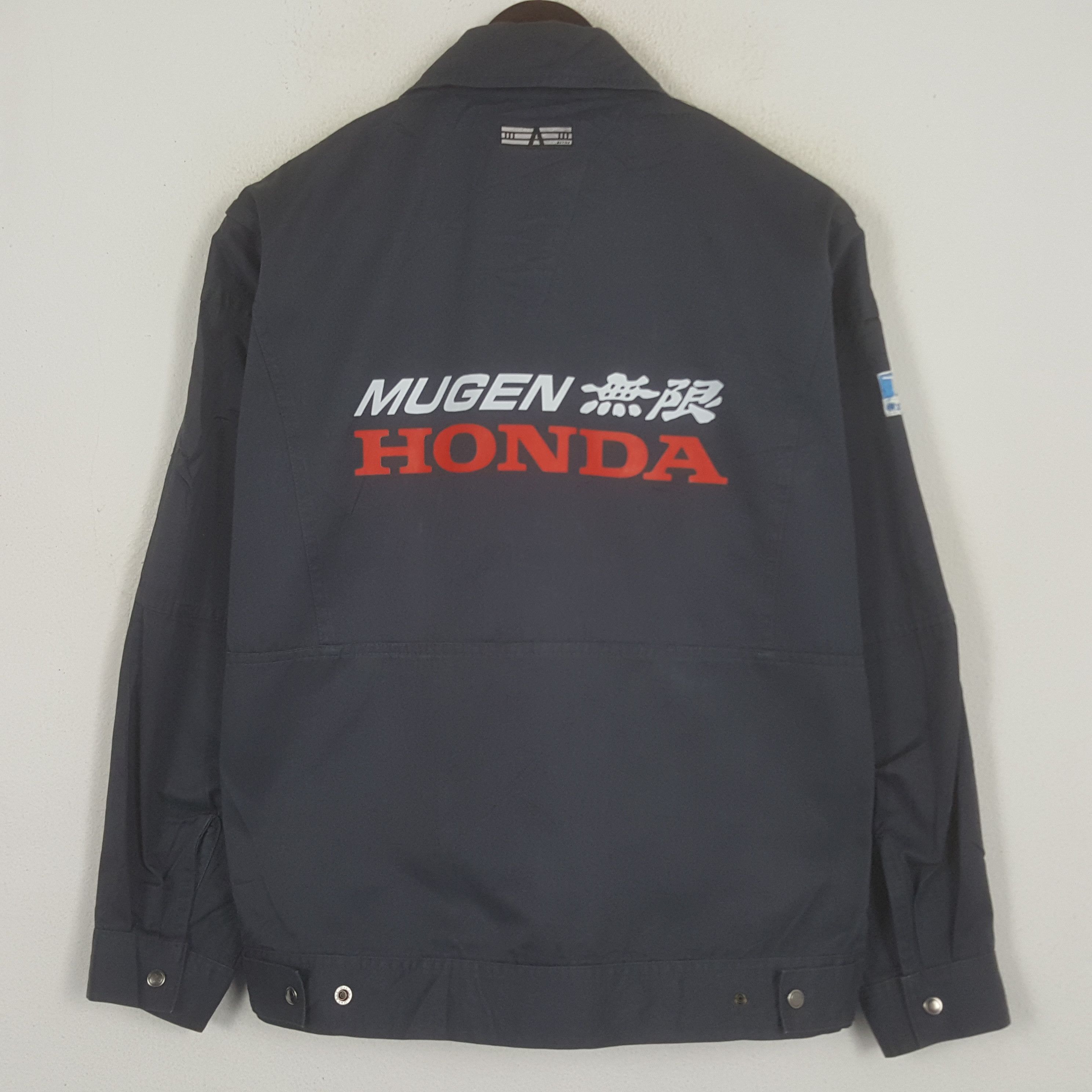 Honda × Vintage Vintage Mugen Honda Custom Art Zipper Uniform Worker Jacket Size US M / EU 48-50 / 2 - 1 Thumbnail