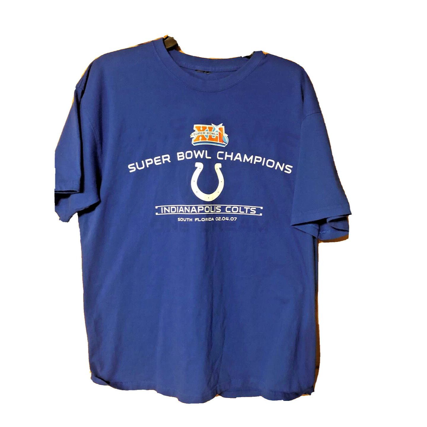 Gildan Indianapolis Colts 2004 Super Bowl Champions Football Large Size US L / EU 52-54 / 3 - 1 Thumbnail