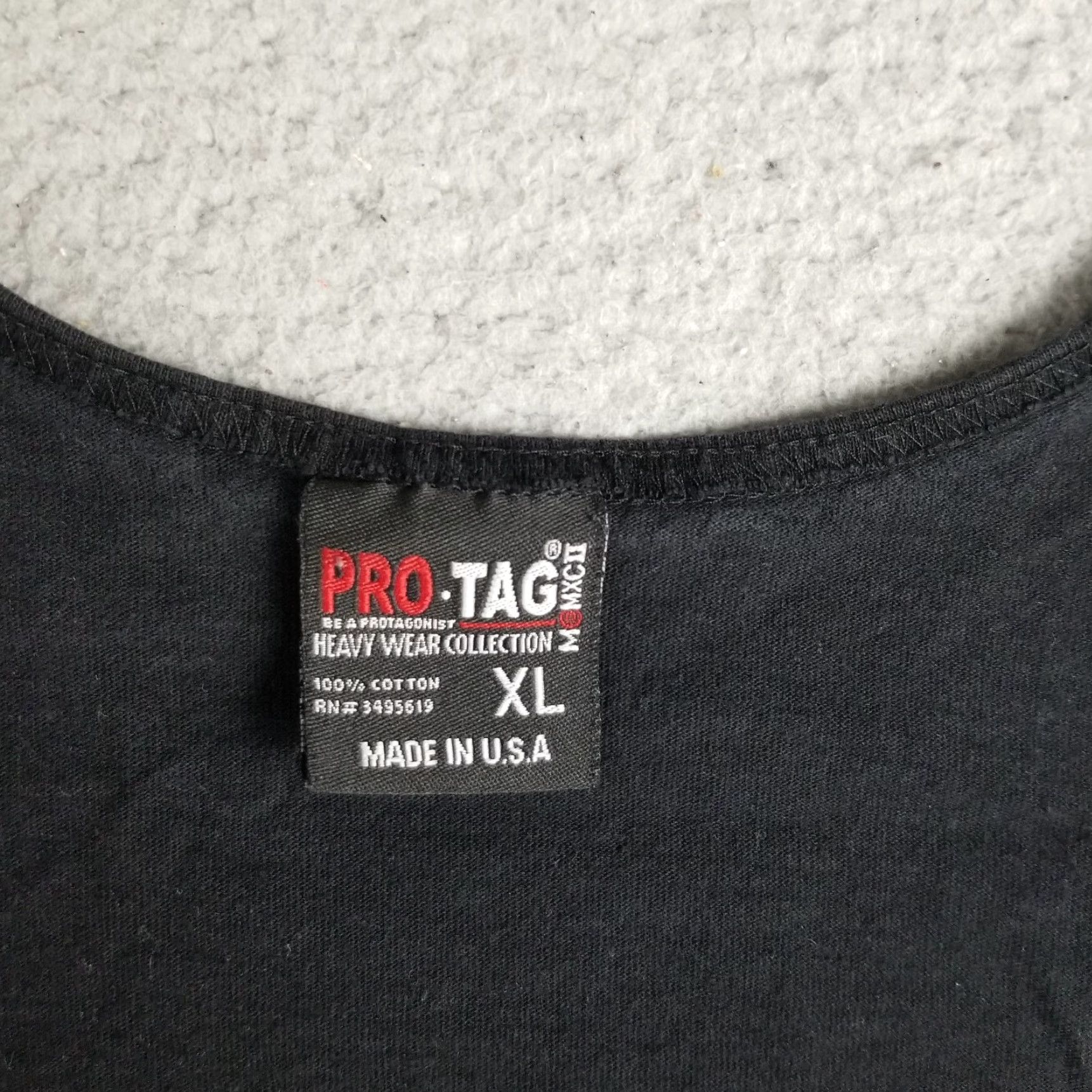 Vintage VINTAGE California Shirt Men XL Black Crew Neck Tank Heavyweight Logo 90s California Republic Men XL Shirt Size US XL / EU 56 / 4 - 2 Thumbnail