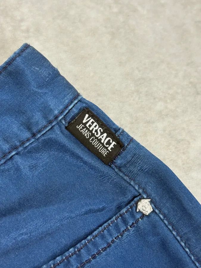 Versace 2000s Versace Royal Blue Faded Pants Size 25" / US 0 / IT 36 - 11 Thumbnail