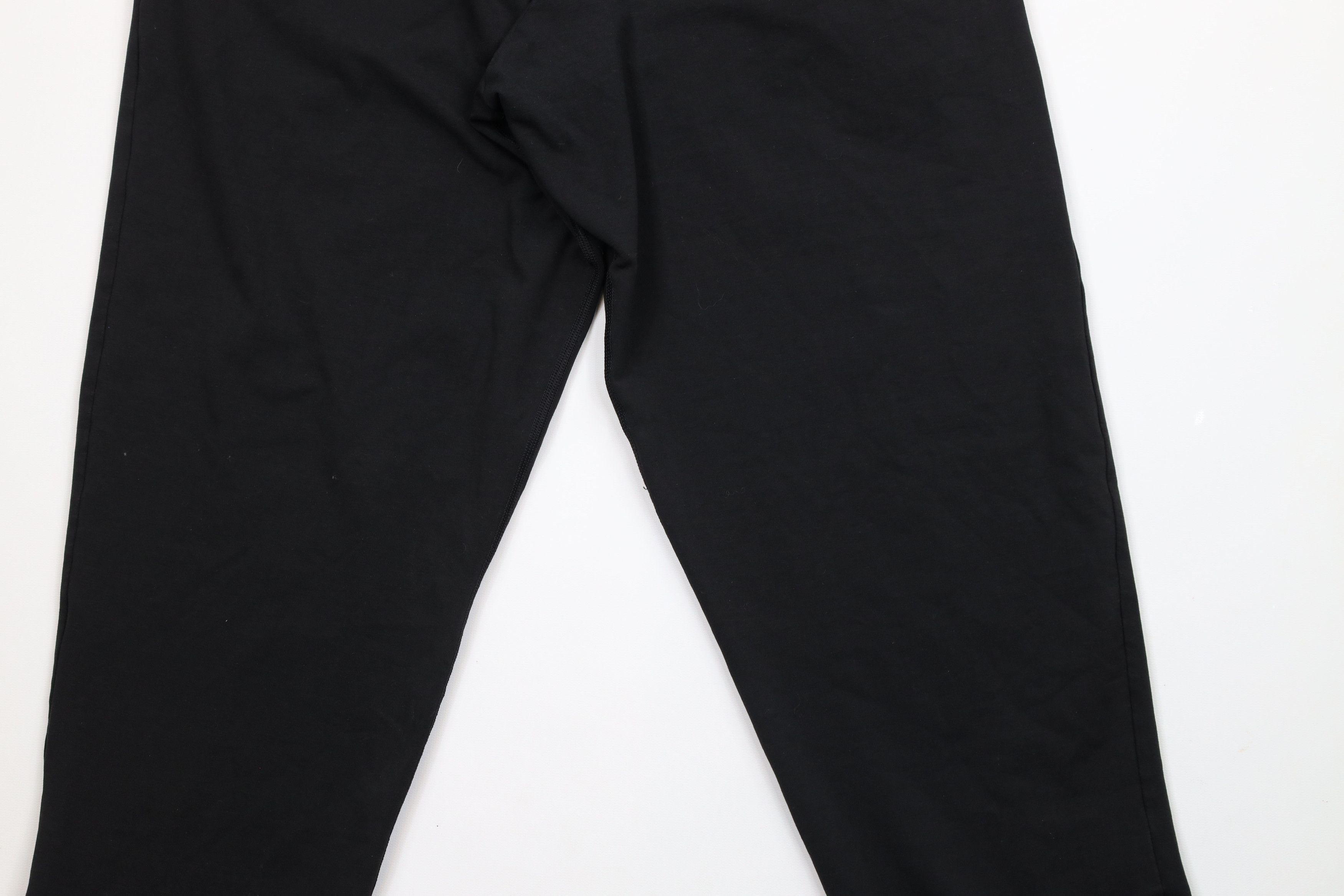 Vintage Vintage 90s Streetwear Stretch Cuffed Joggers Pants Black Size US 38 / EU 54 - 13 Thumbnail
