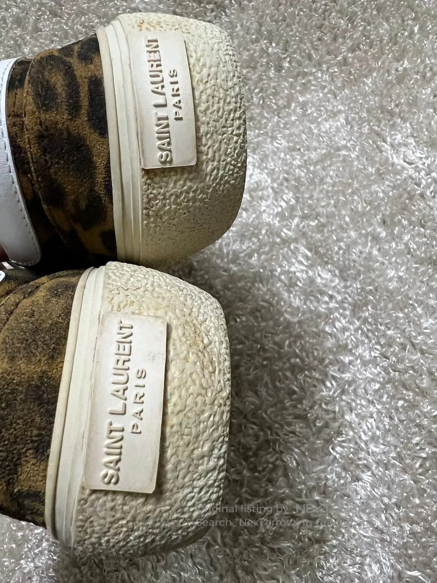 Saint Laurent Paris Saint Laurent Men's Leopard Casual Sneakers. Size US 8 / EU 41 - 5 Thumbnail