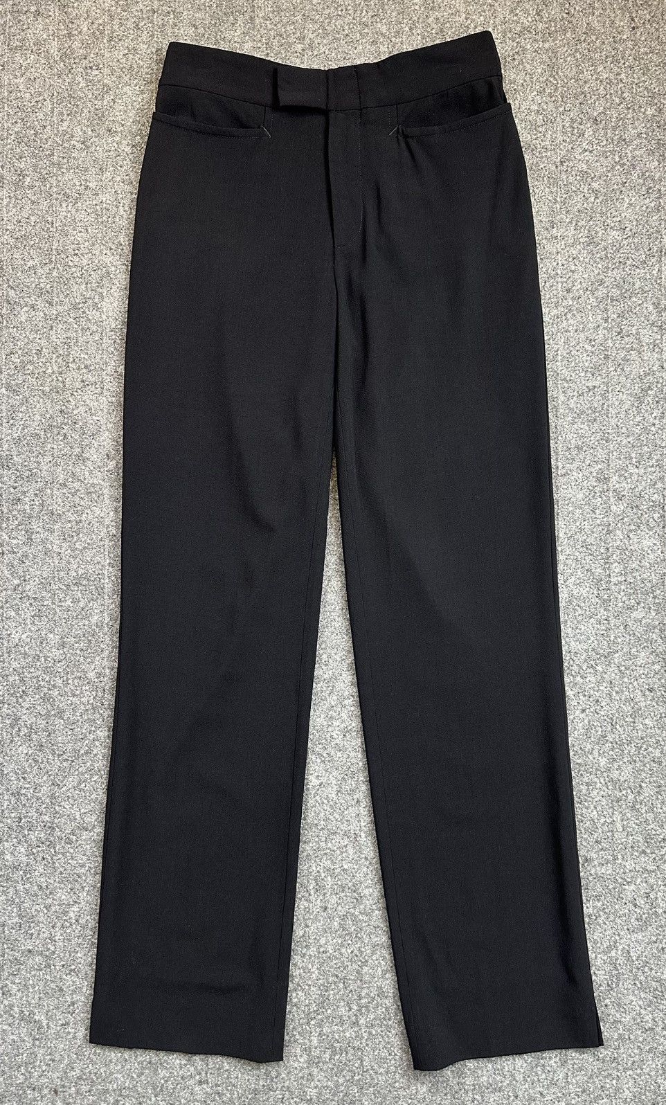 Gucci Gucci - Tom Ford 1999 - Buckled Waist Strap Wool Trouser Size 24" / US 00 / IT 34 - 1 Thumbnail
