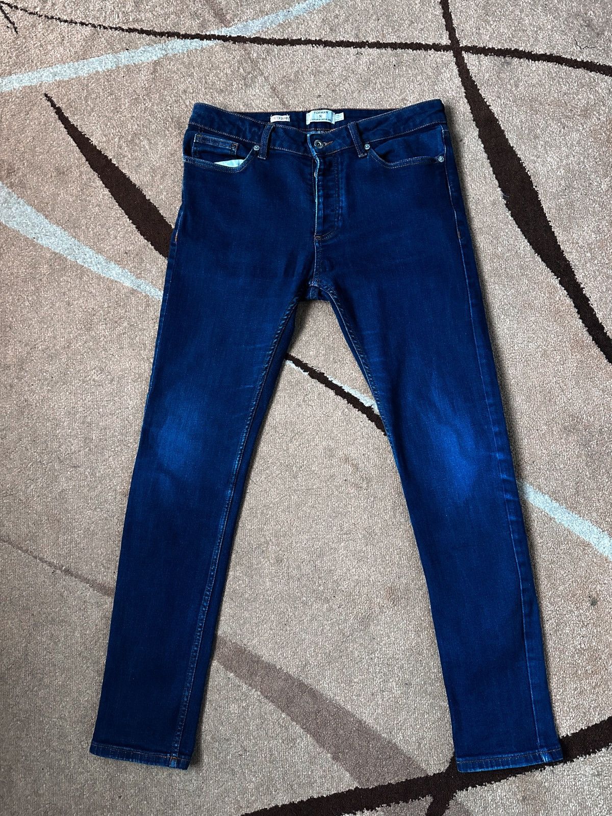 Topman Topman denim stretch skinny vintage Size US 32 / EU 48 - 1 Thumbnail
