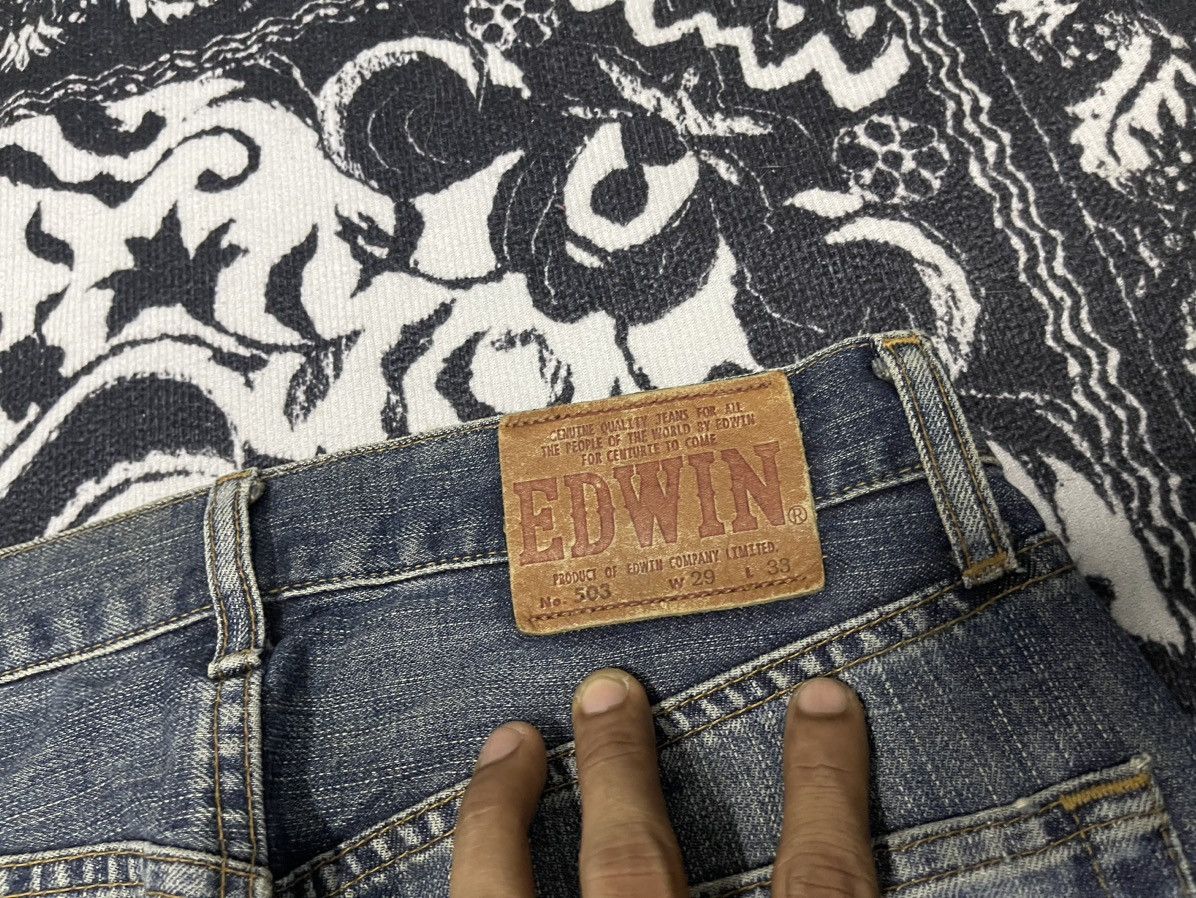 Edwin VINTAGE EDWIN 503 DISTRESSED JEANS 29x33 Size US 29 - 16 Thumbnail