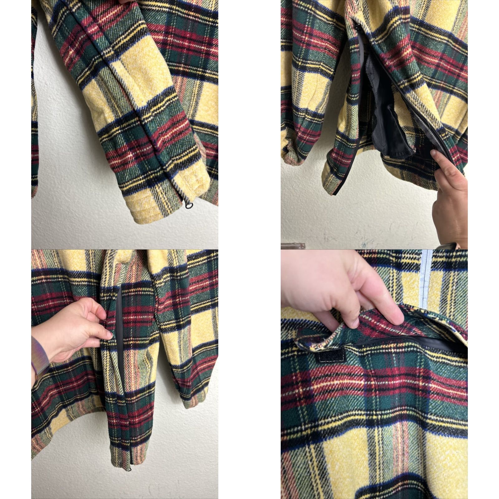 Vintage VINTAGE Tango Hotel Mens Large Pullover Hoodie Plaid Zip Side Pouch Pocket Street Wear Size US L / EU 52-54 / 3 - 8 Thumbnail