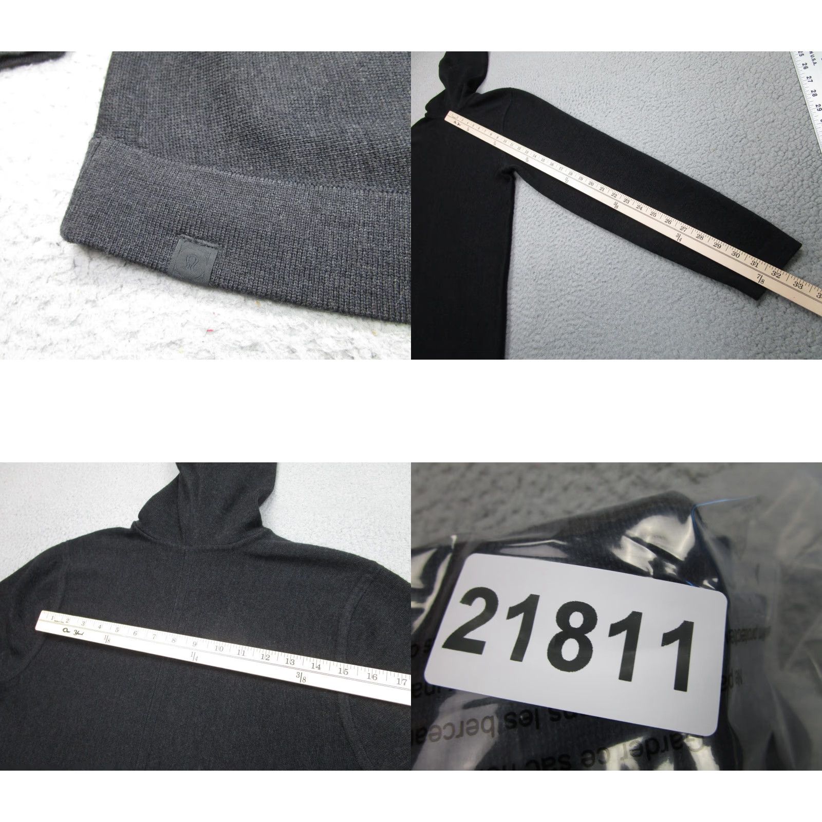 Lululemon Lululemon Hoodie Mens Medium Gray Merino Wool Pullover Athletic Size US M / EU 48-50 / 2 - 9 Thumbnail