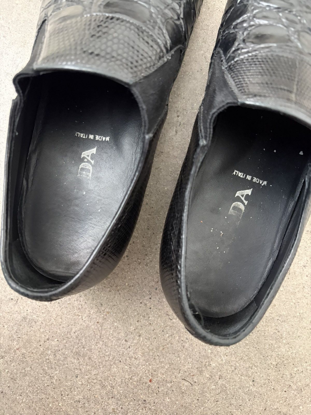 Prada vtg genuine croc slip on Size US 9.5 / EU 42-43 - 10 Thumbnail