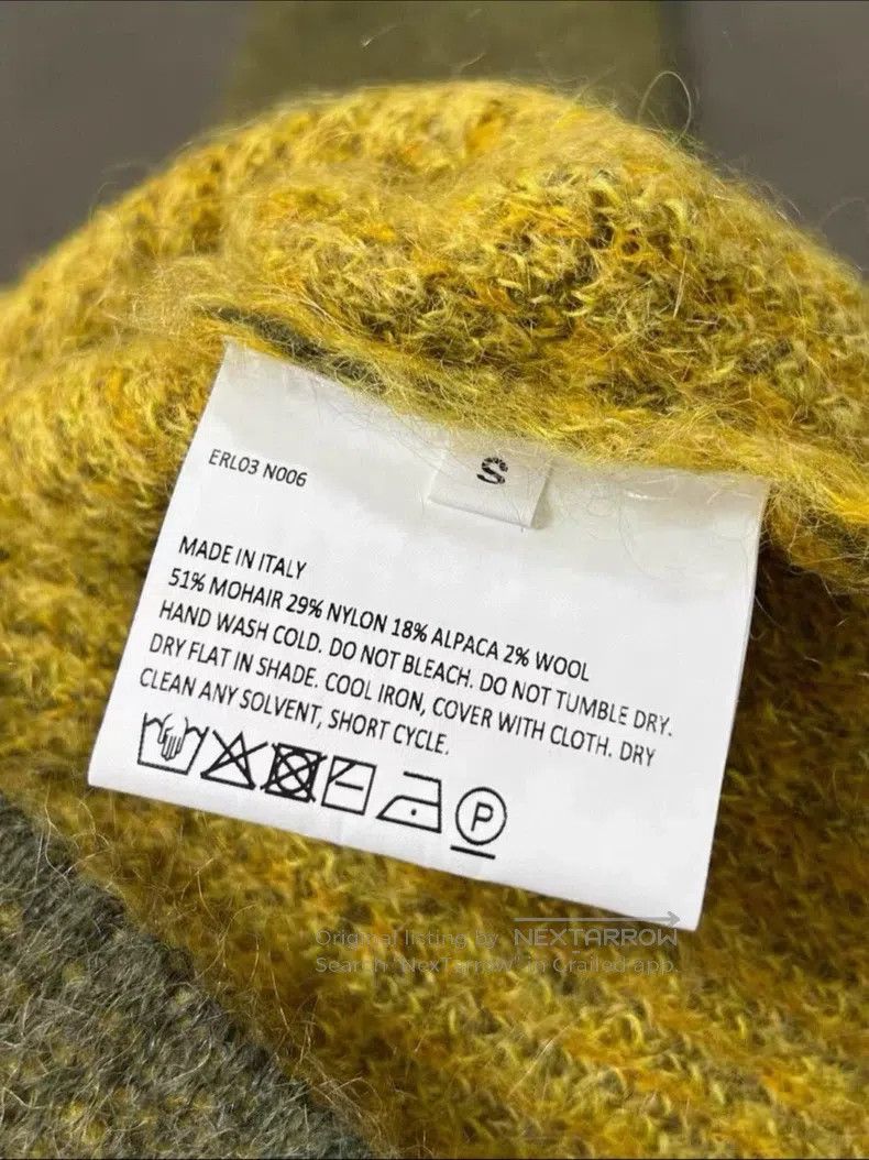 ERL ERL Ombre Round Neck Long Sleeve Wool and Mohair Sweater Size US S / EU 44-46 / 1 - 5 Thumbnail