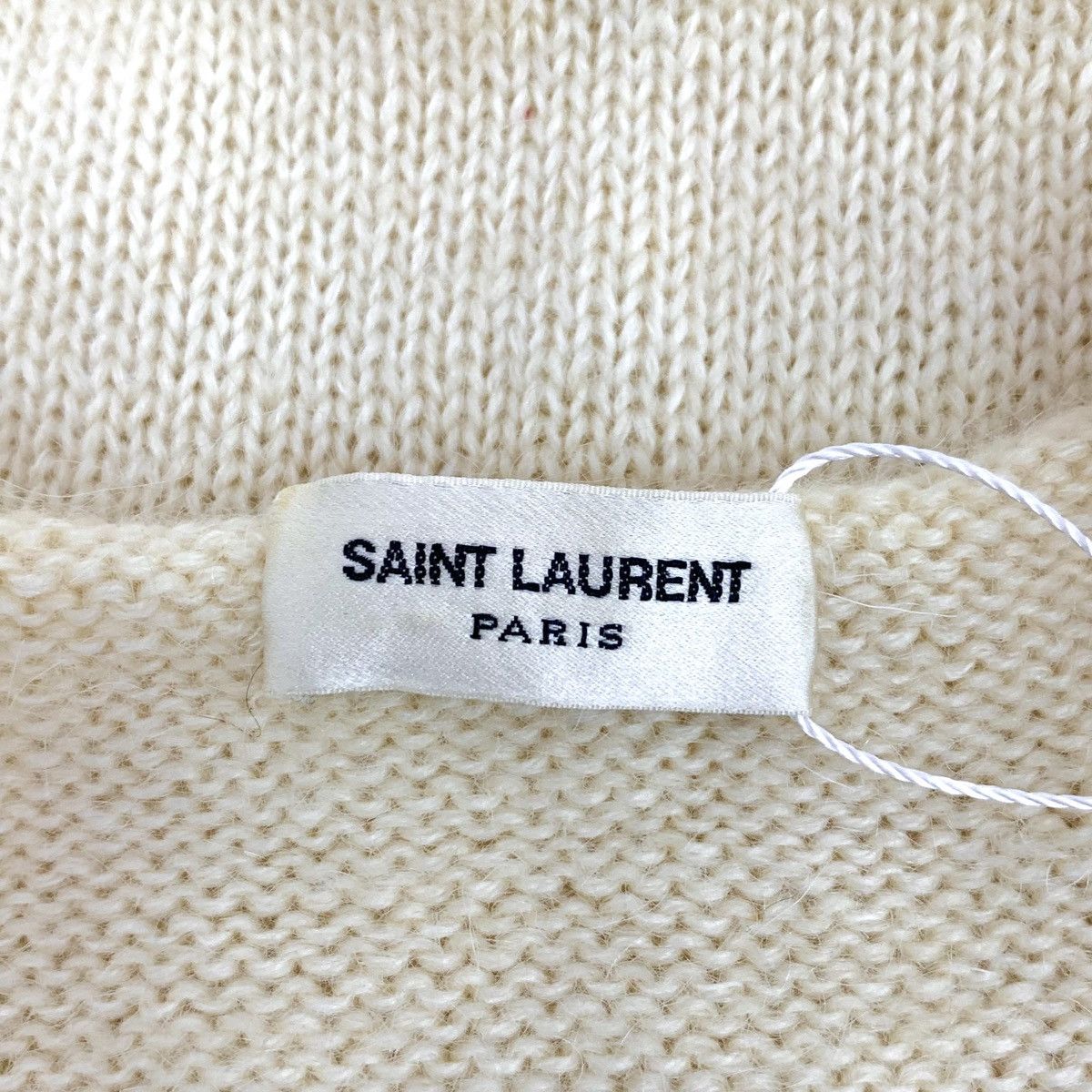 Yves Saint Laurent Yves Saint Laurent Bow Wool Long Sleeve Knit Sweater K26WX Size S / US 4 / IT 40 - 5 Thumbnail