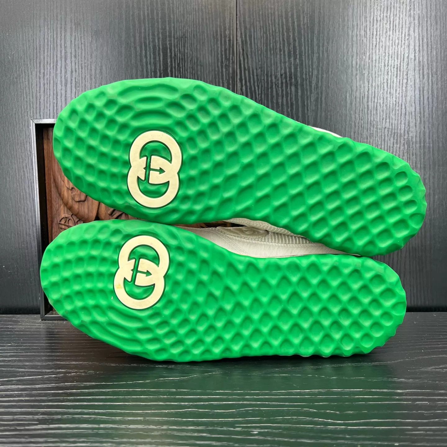 Gucci Gucci mac80 white green 9.5/43.5 Size US 10.5 / EU 43-44 - 7 Thumbnail