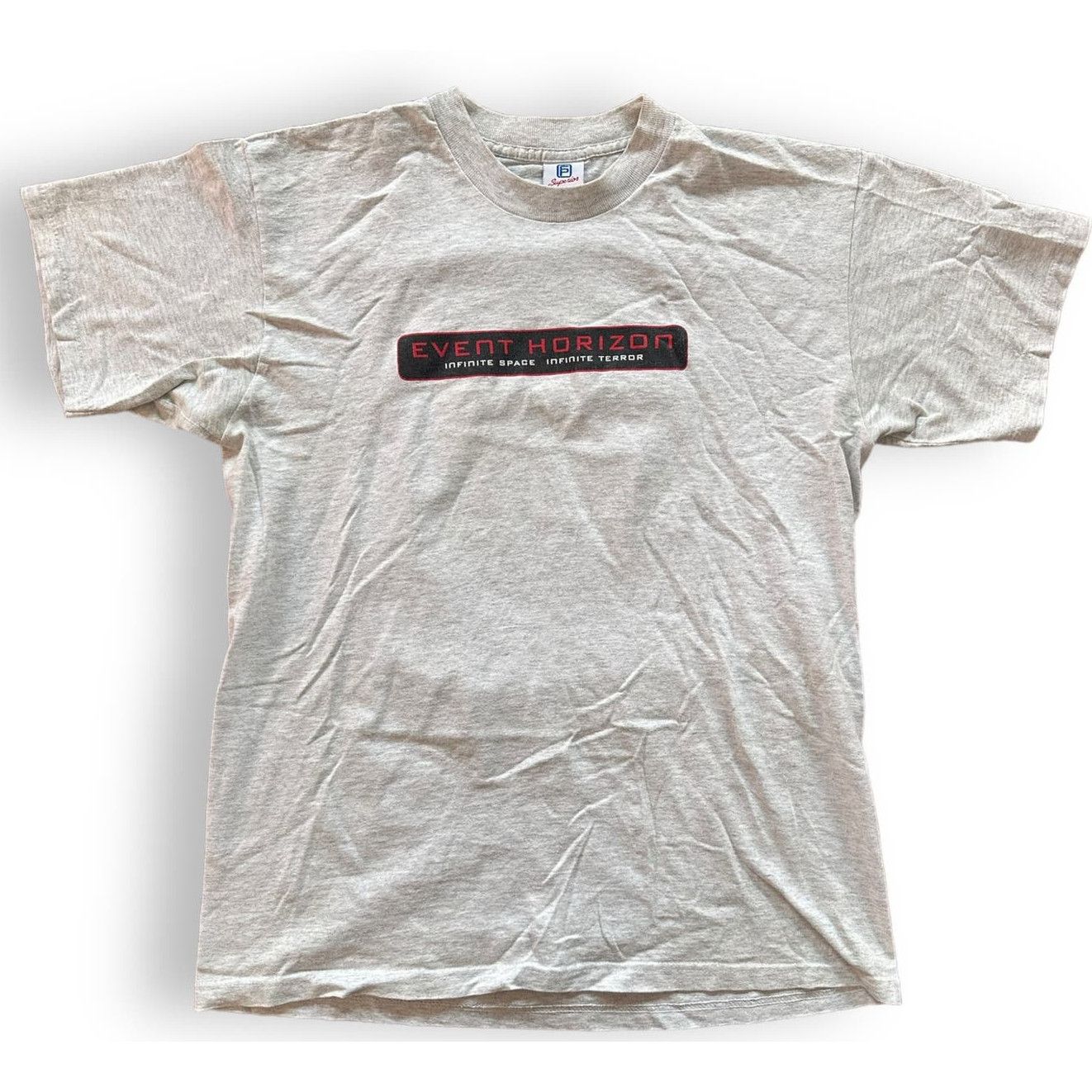 image of Vintage Superior 90's Event Horizon Horror Movie T Shirt in Grey, Men's (Size Large)