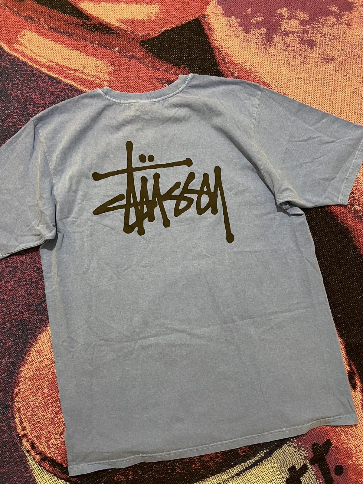 Stussy Stussy classic stock logo dyed tee Size US L / EU 52-54 / 3 - 1 Thumbnail