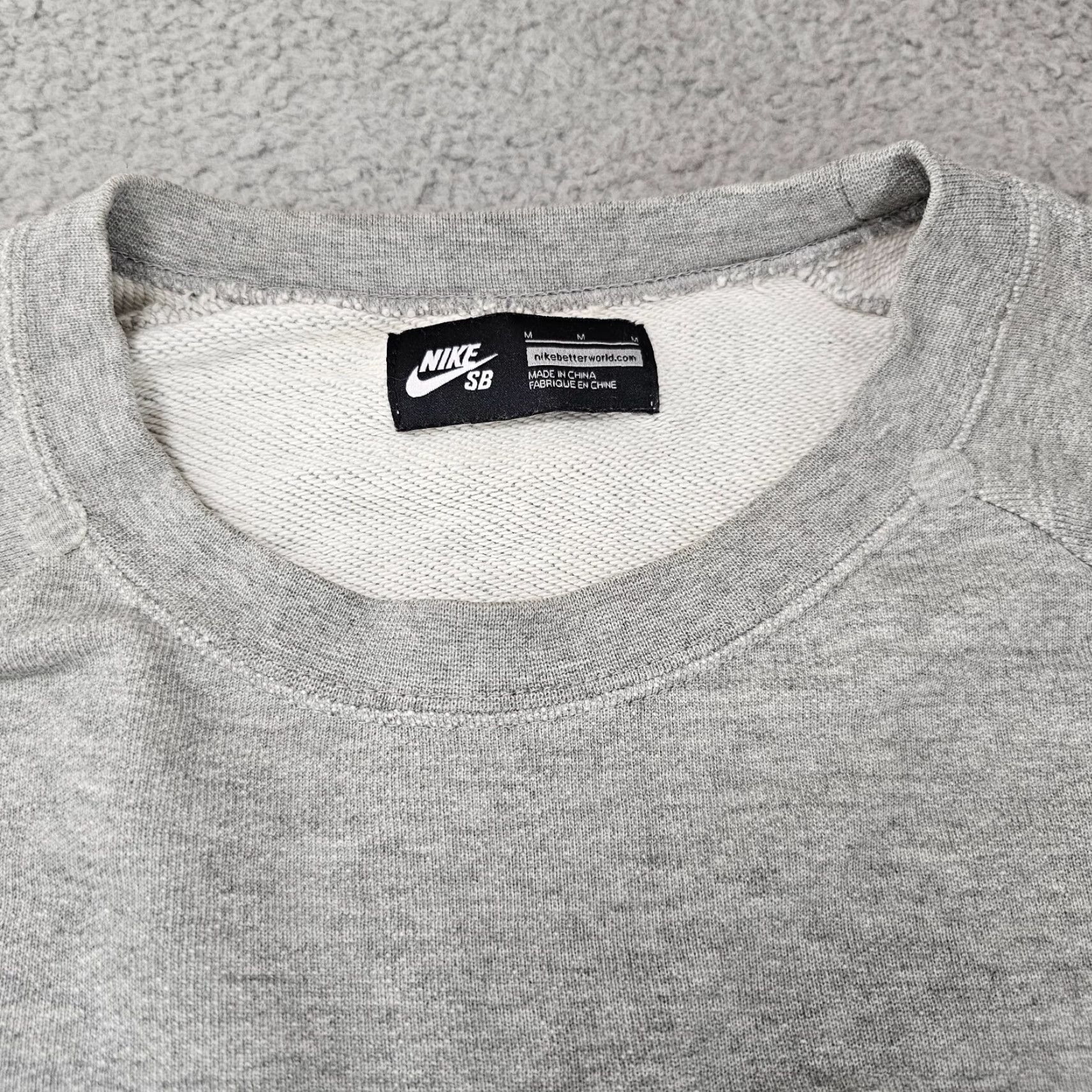 Nike Nike Skateboarding Sweater Mens Medium Gray Crewneck SB Tech Pullover Fleece Size US M / EU 48-50 / 2 - 3 Thumbnail
