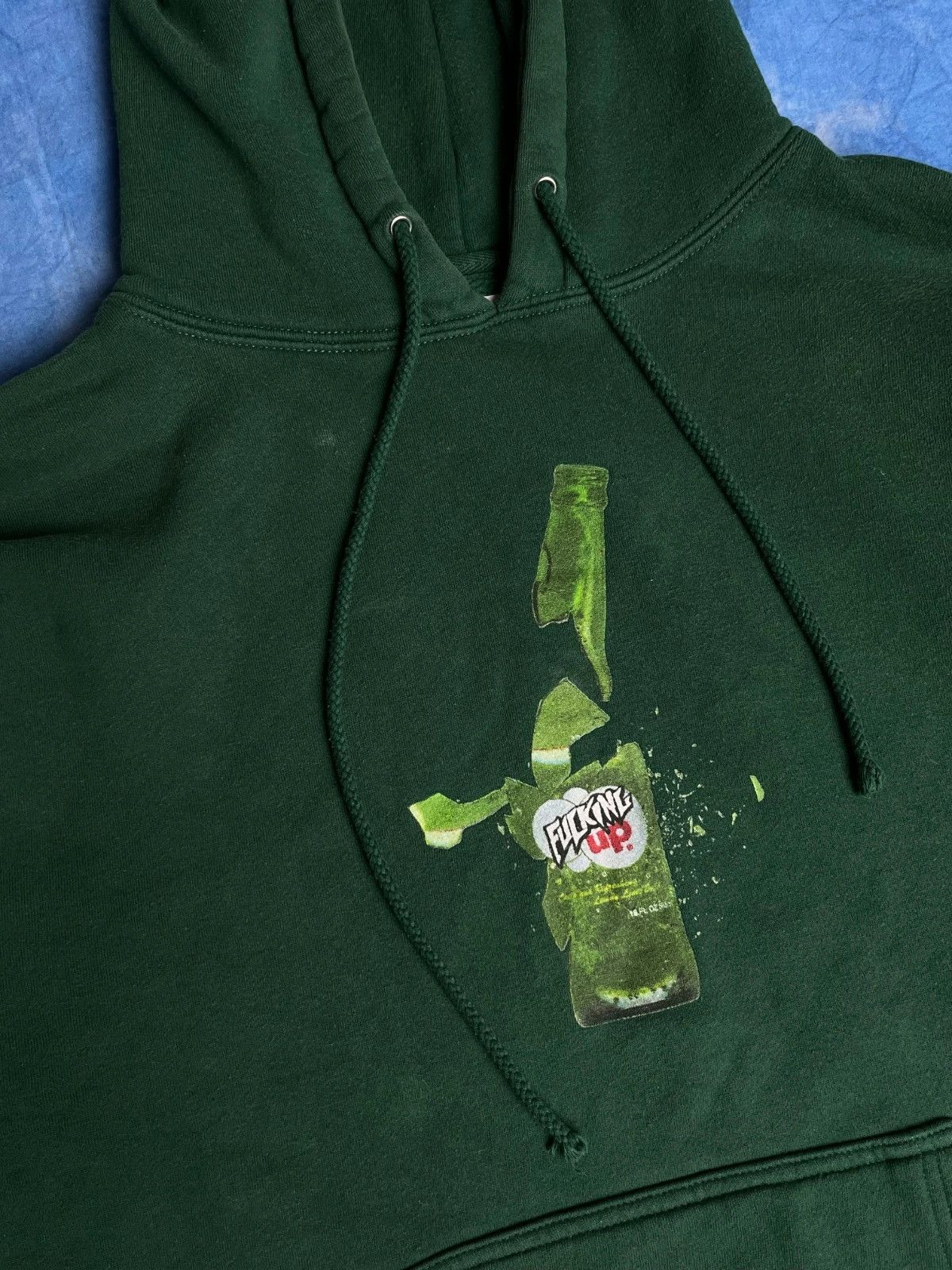 Fucking Awesome Fucking Awesome Fucking Up Funny Skate Hip Hop Green Hoodie Size US M / EU 48-50 / 2 - 2 Thumbnail